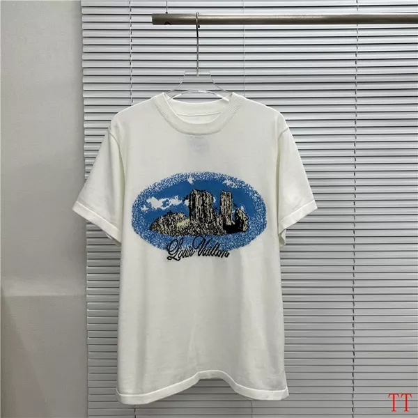 Stylish 1567 Louis Vuitton LV T-Shirts Short Sleeved For Men