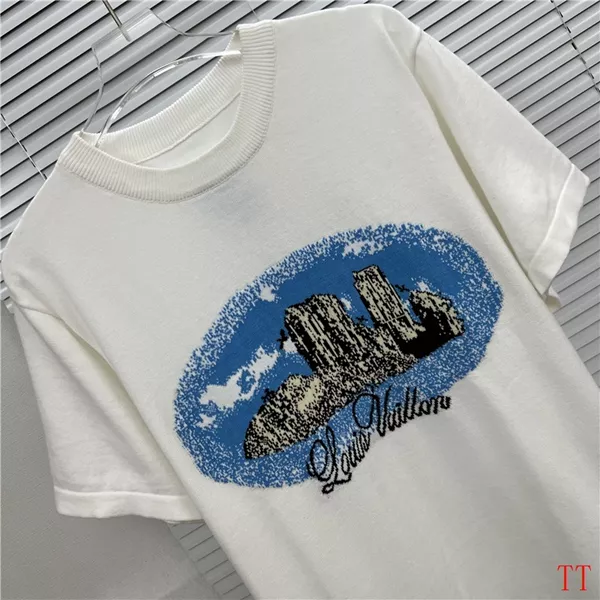 Stylish 1567 Louis Vuitton LV T-Shirts Short Sleeved For Men