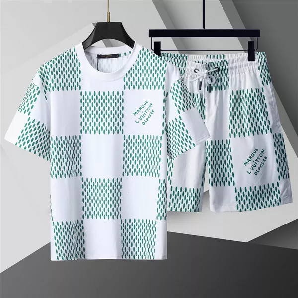 Stylish 1897 Louis Vuitton LV Tracksuits Short Sleeved For Men