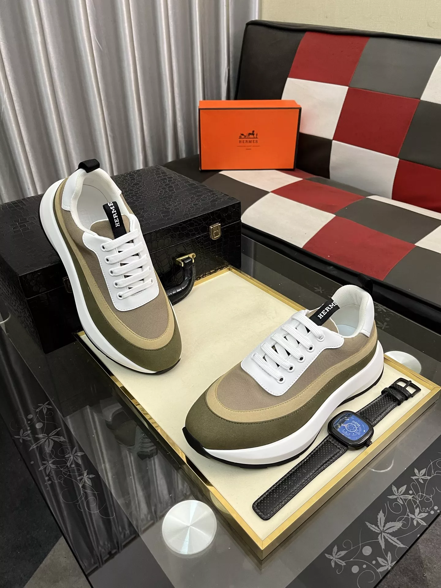 Stylish 2523 Hermes Casual Shoes For Men