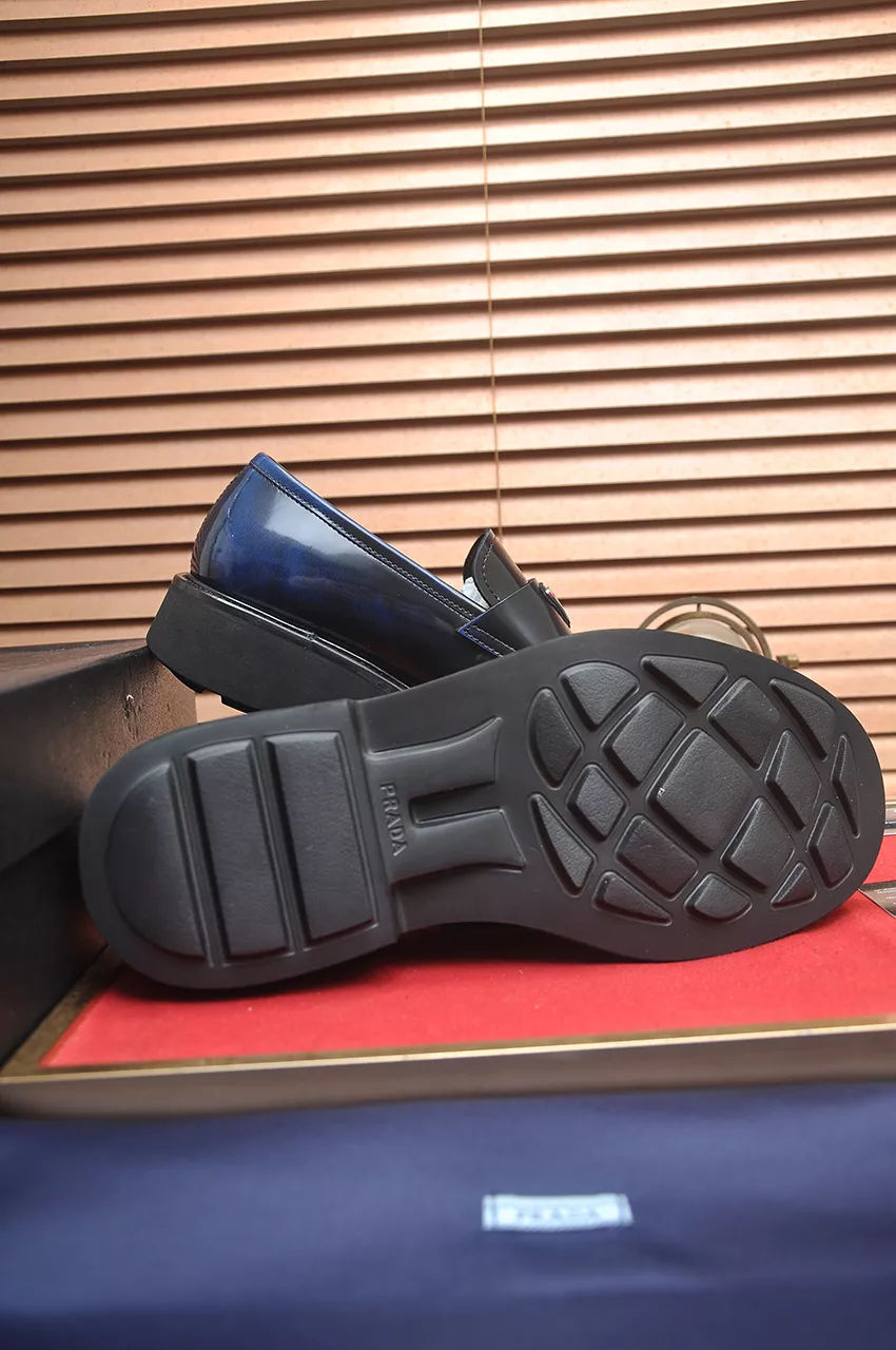 Stylish 2837 Prada Leather Shoes For Men