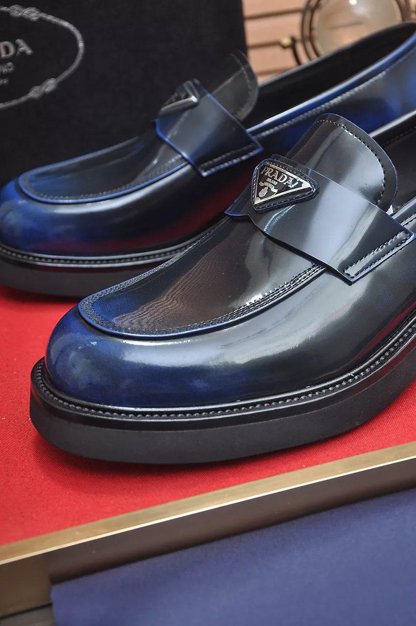 Stylish 2837 Prada Leather Shoes For Men