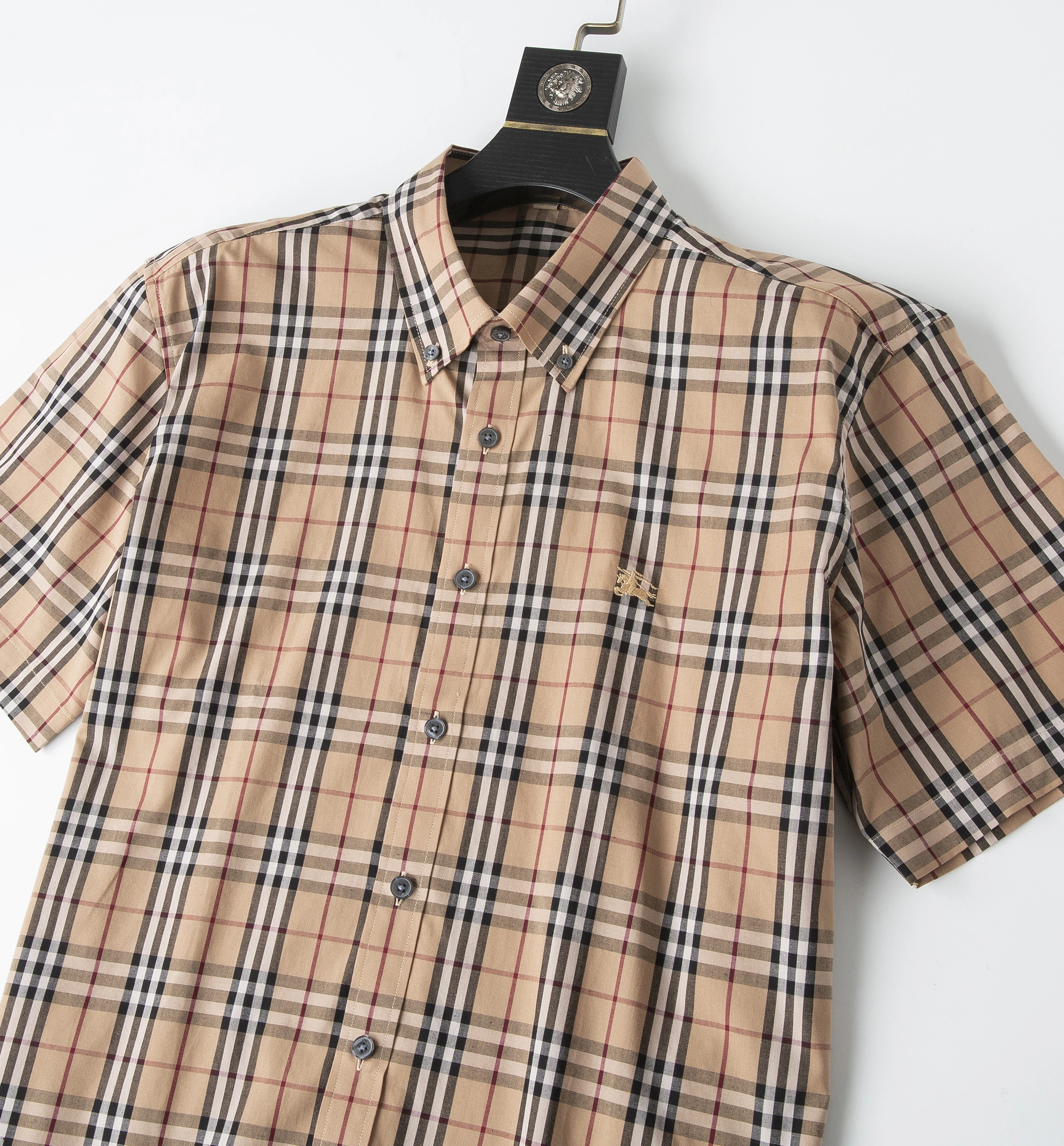 Stylish 3579 Burberry Shirts Short Sleeved For Men