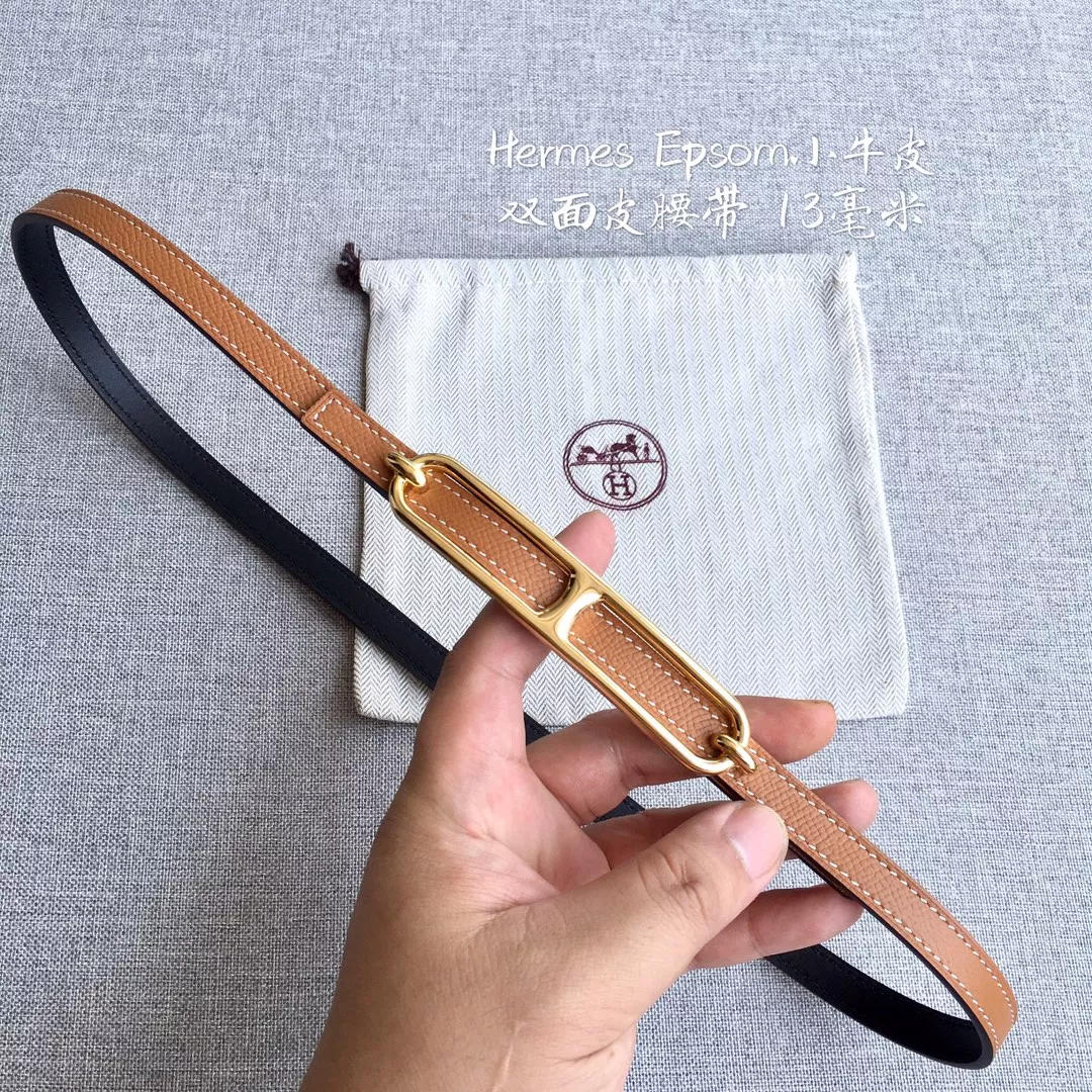 Stylish 3618 Hermes AAA Quality Belts In 1.3cm For Women