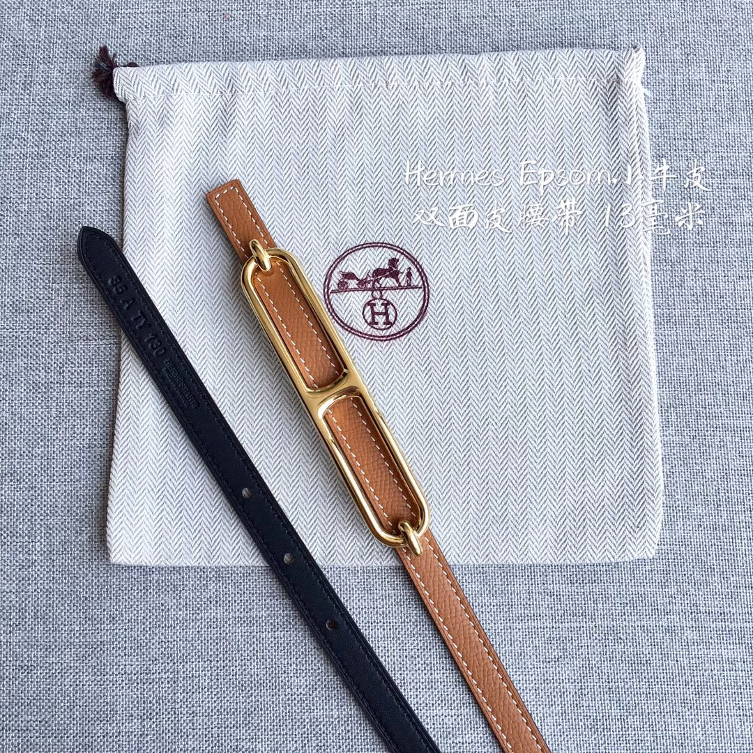 Stylish 3618 Hermes AAA Quality Belts In 1.3cm For Women