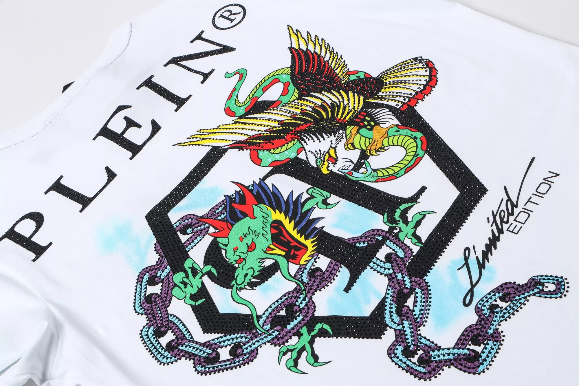 Stylish 3918 Philipp Plein PP T-Shirts Short Sleeved For Men