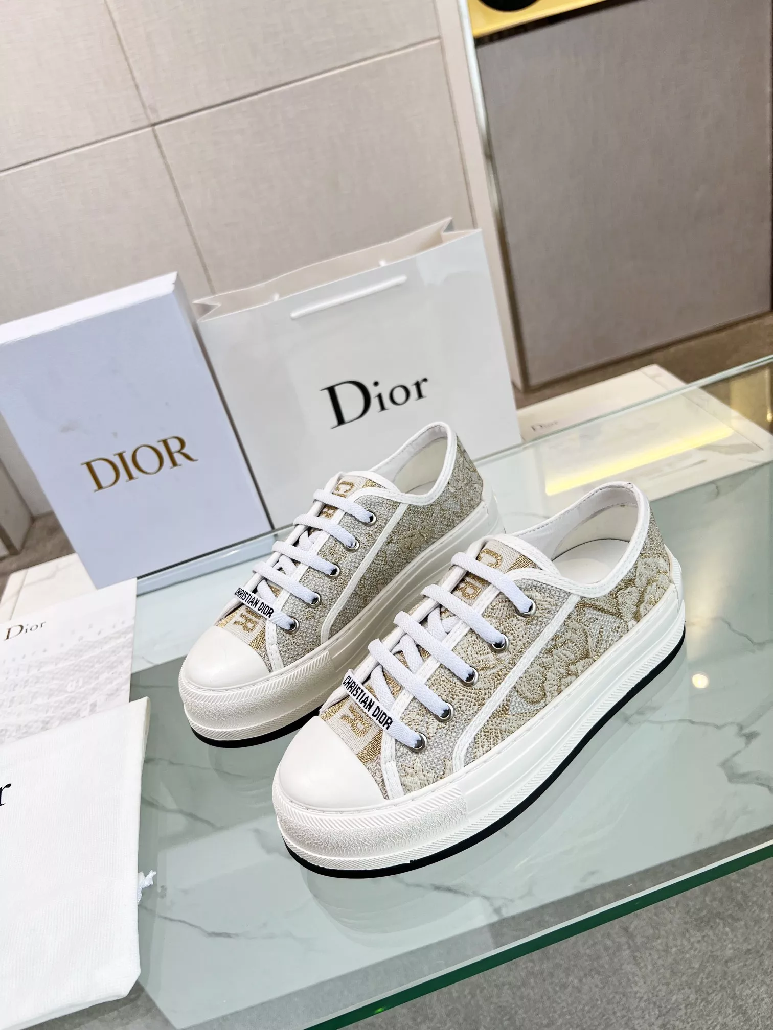 Stylish 4256 Christian Dior Casual Shoes For Women