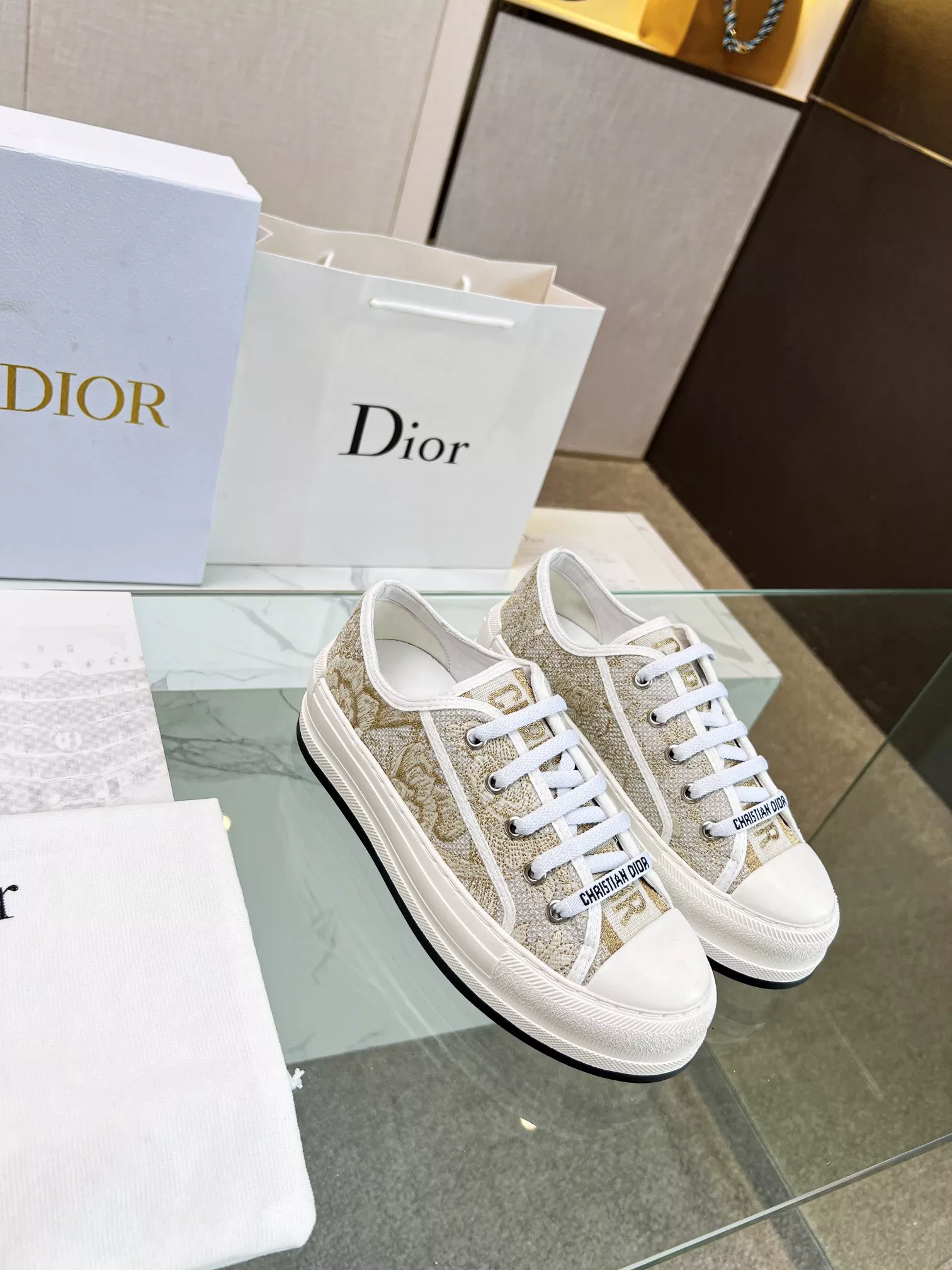 Stylish 4256 Christian Dior Casual Shoes For Women