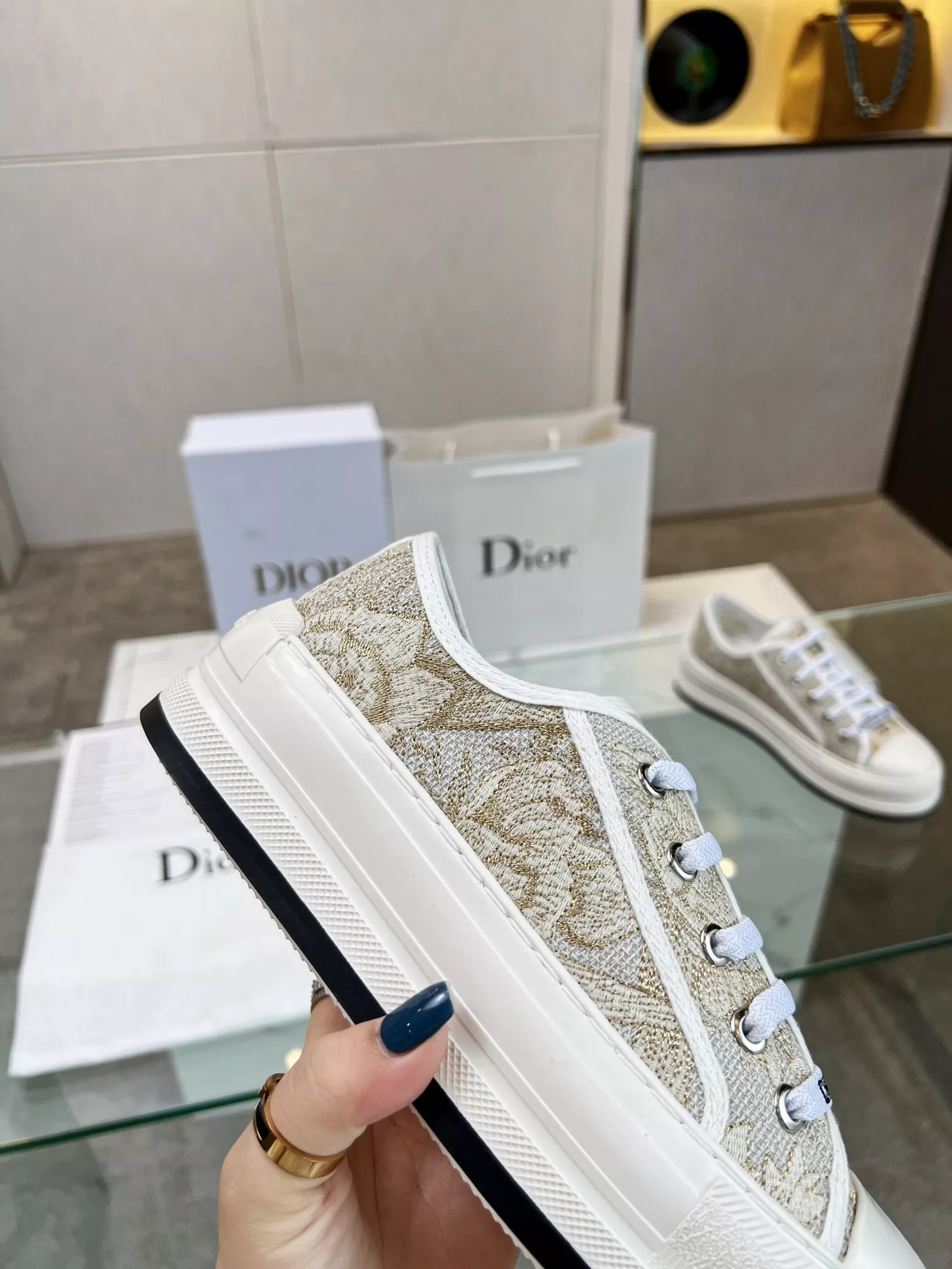 Stylish 4256 Christian Dior Casual Shoes For Women