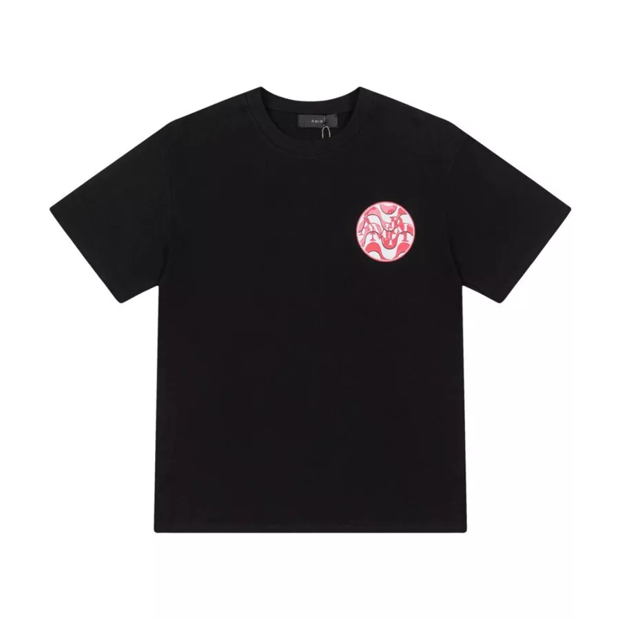 Stylish 4351 Amiri T-Shirts Short Sleeved For Unisex