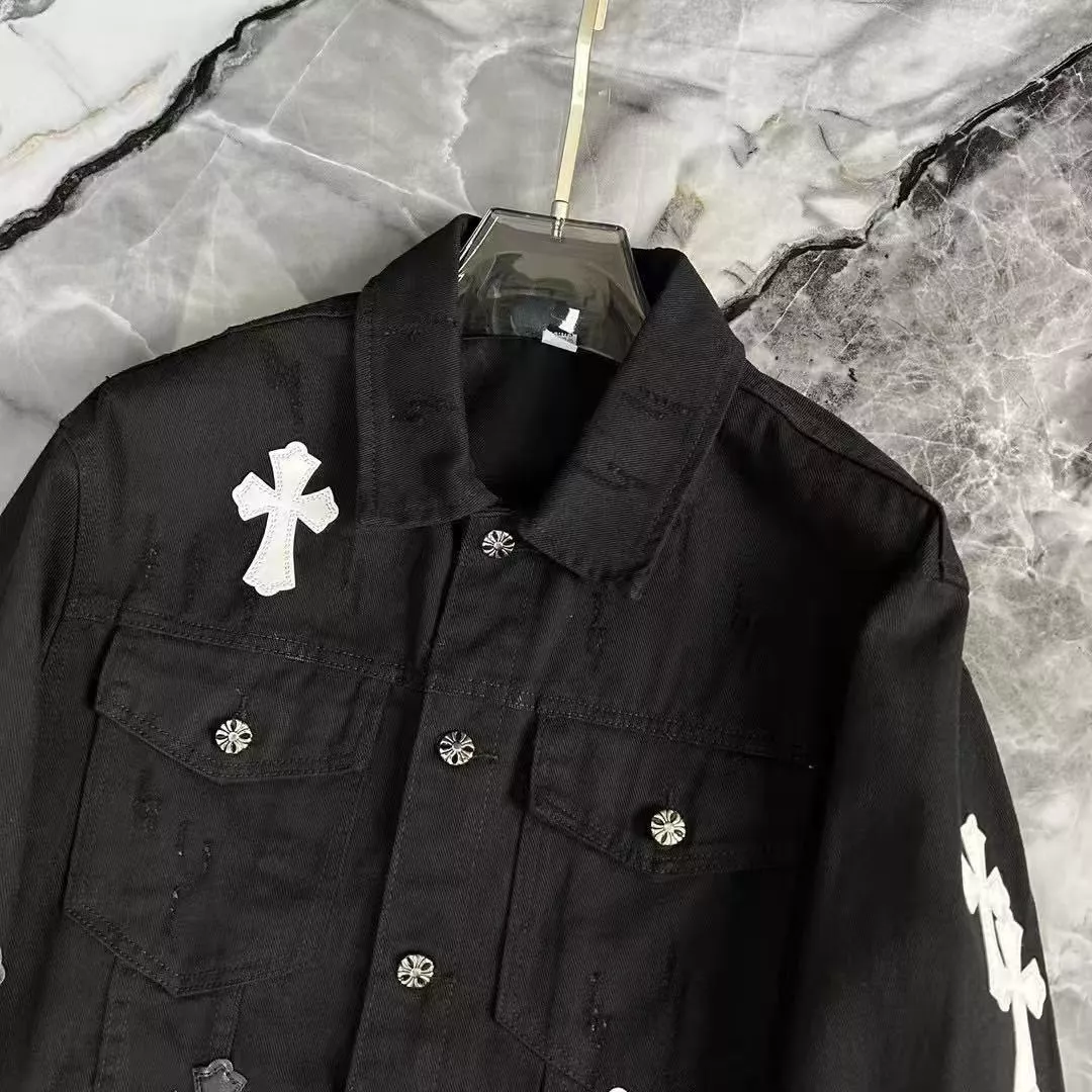 Stylish 4593 Chrome Hearts Jackets Long Sleeved For Men