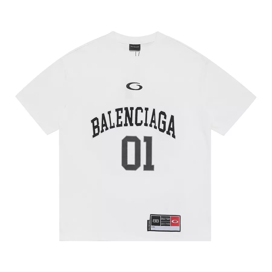 Stylish 4692 Balenciaga T-Shirts Short Sleeved For Unisex