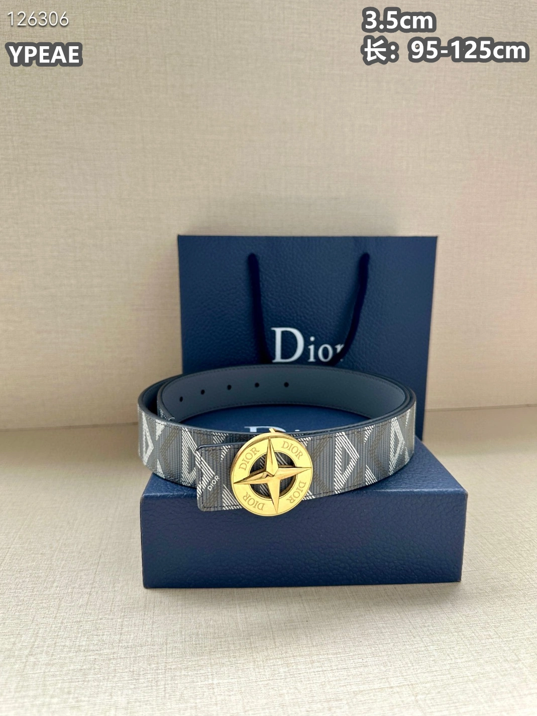 Stylish 4910 Christian Dior AAA Quality Belts For Men