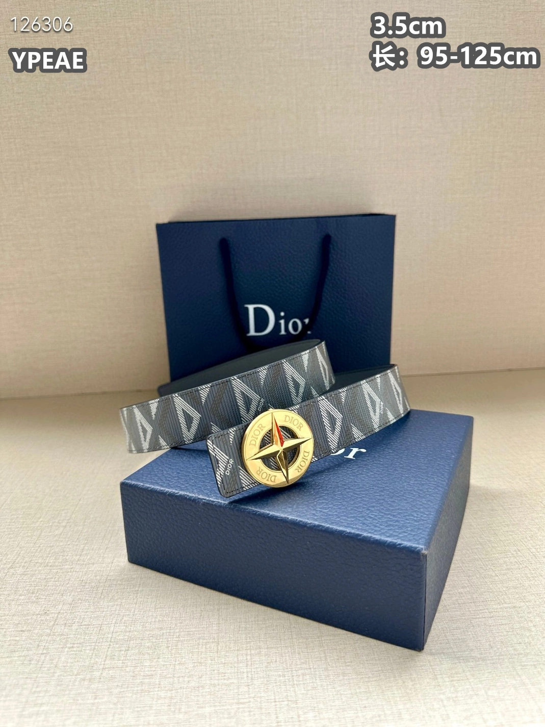 Stylish 4910 Christian Dior AAA Quality Belts For Men