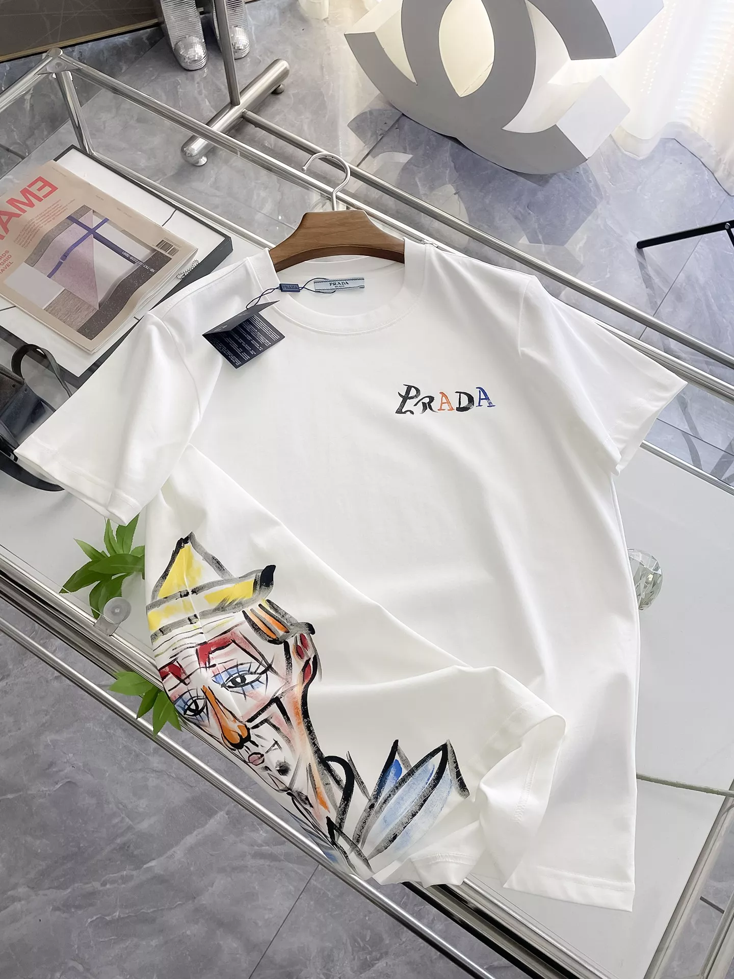 Stylish 5049 Prada T-Shirts Short Sleeved For Men