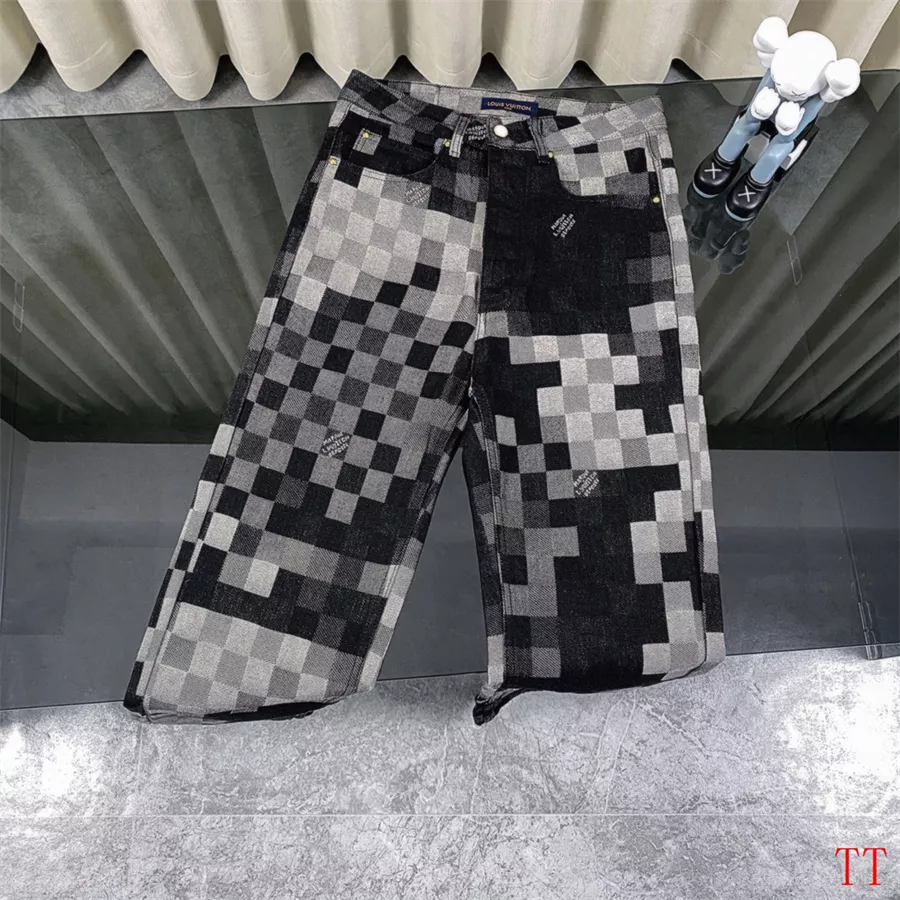 Stylish 5144 Louis Vuitton LV Jeans For Unisex