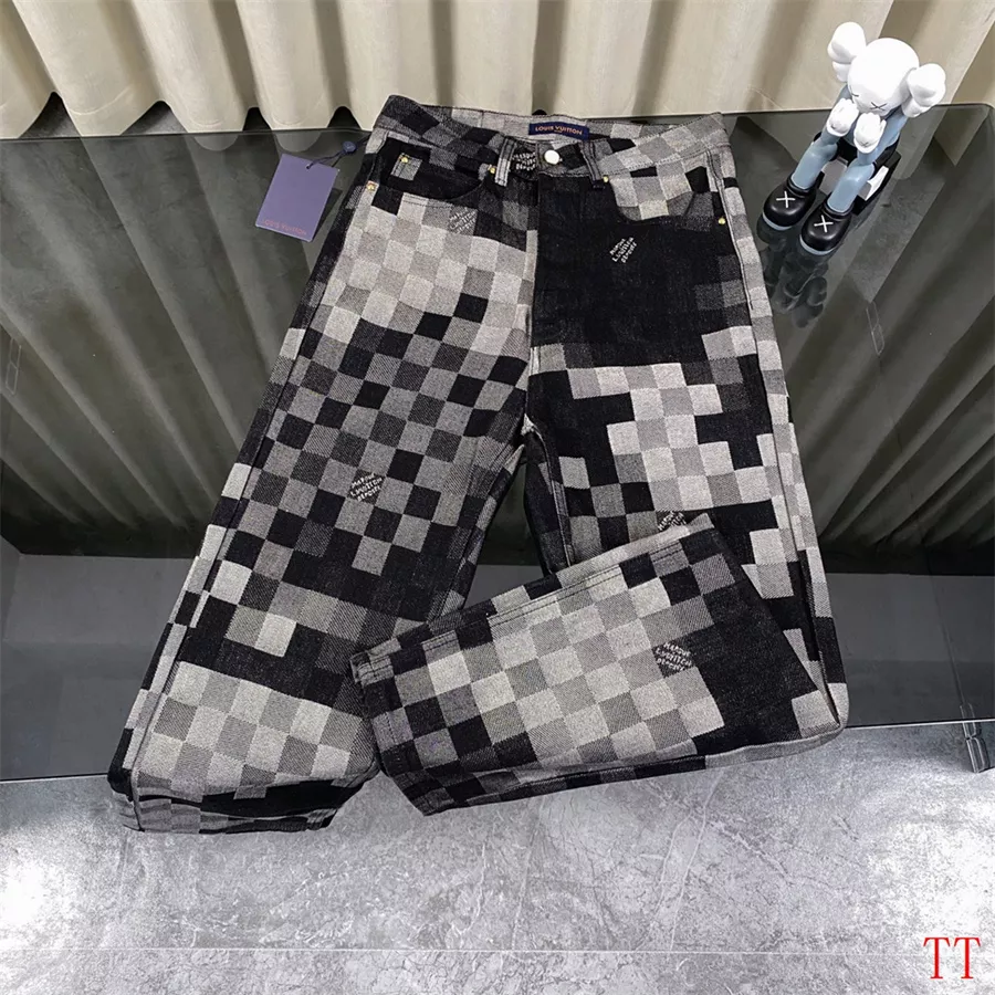 Stylish 5144 Louis Vuitton LV Jeans For Unisex