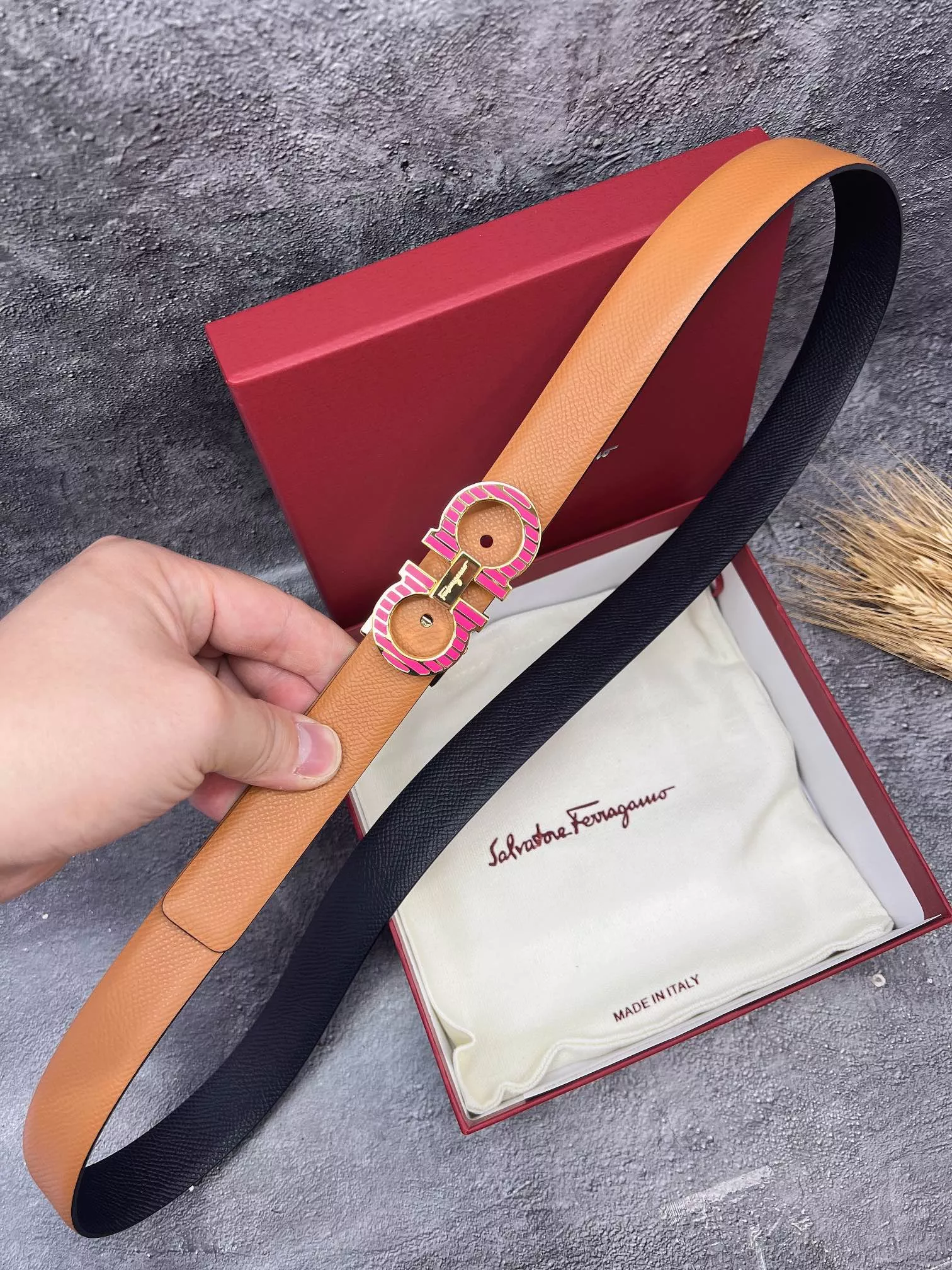 Stylish 601 Salvatore Ferragamo AAA Quality Belts In 2.5cm For Women