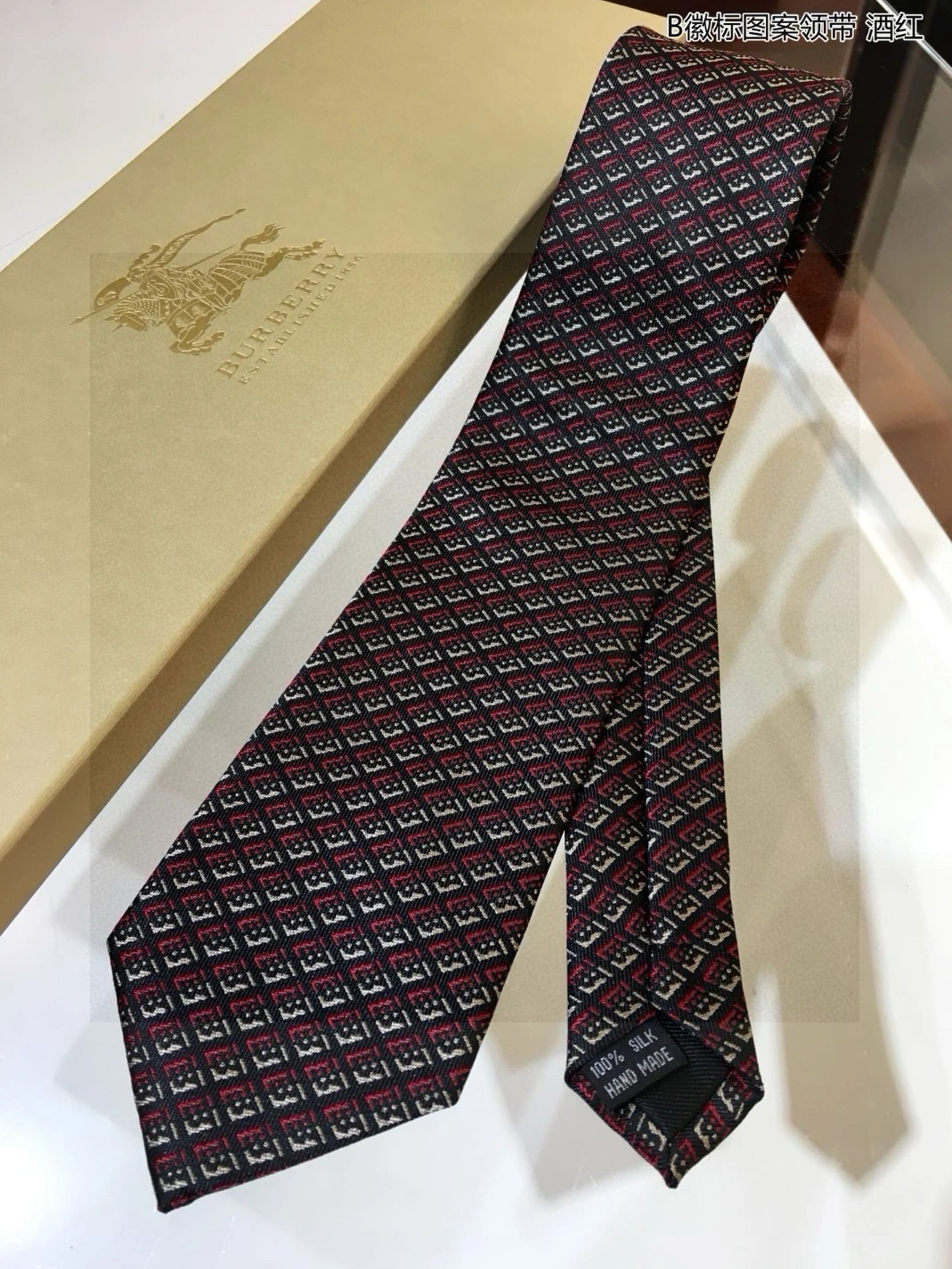 Stylish 6114 Burberry Necktie For Men