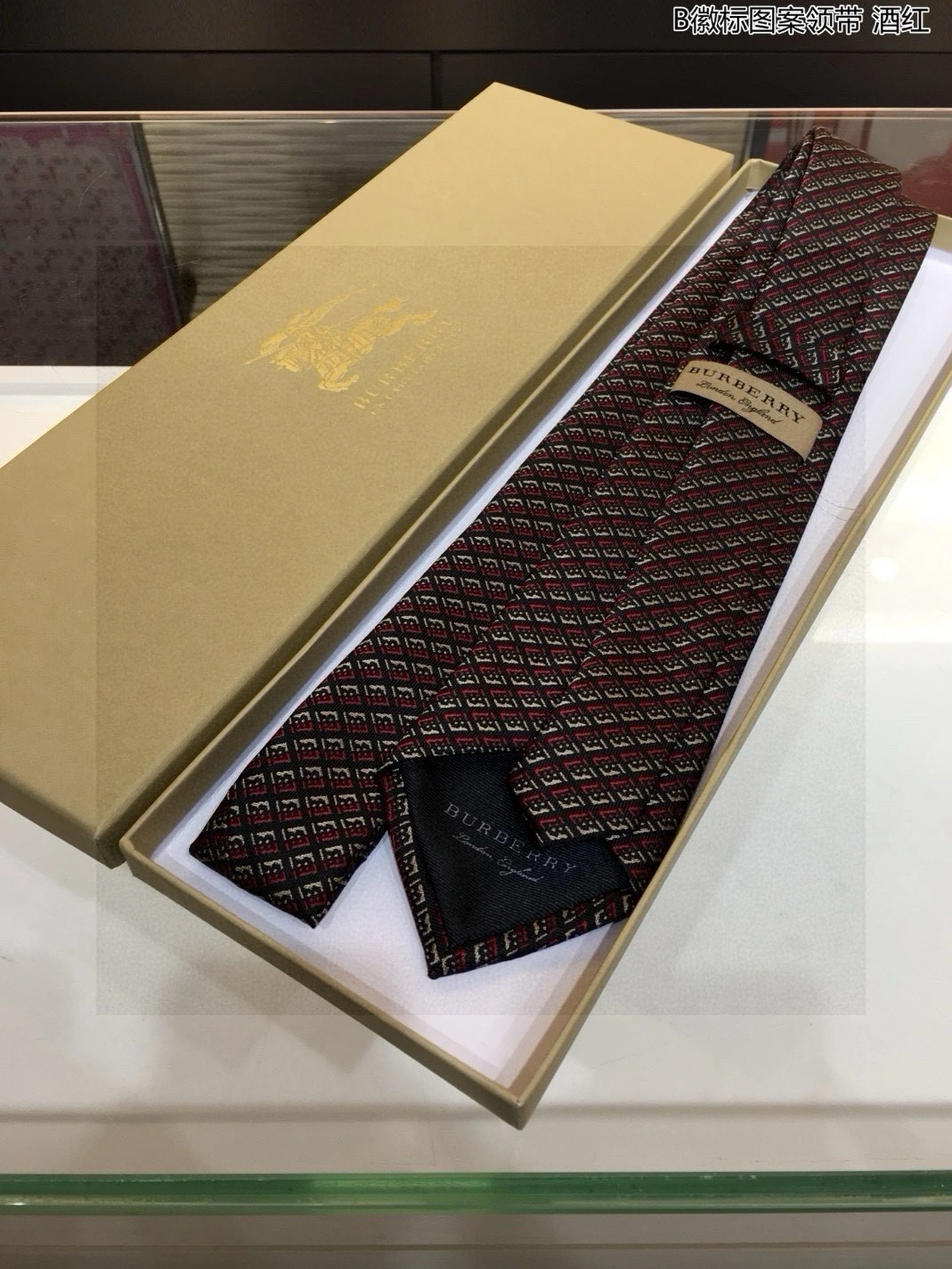 Stylish 6114 Burberry Necktie For Men