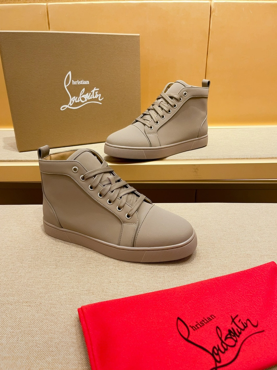 Stylish 6115 Christian Louboutin High Top Shoes For Men