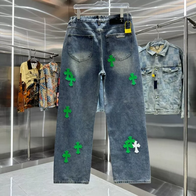 Stylish 6309 Chrome Hearts Jeans For Unisex