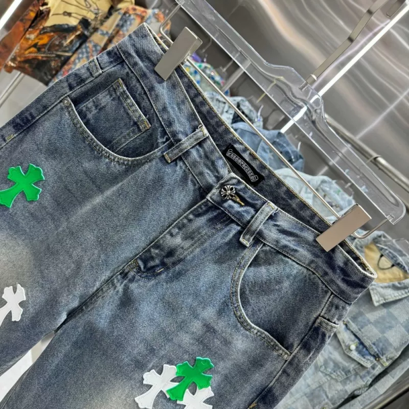 Stylish 6309 Chrome Hearts Jeans For Unisex