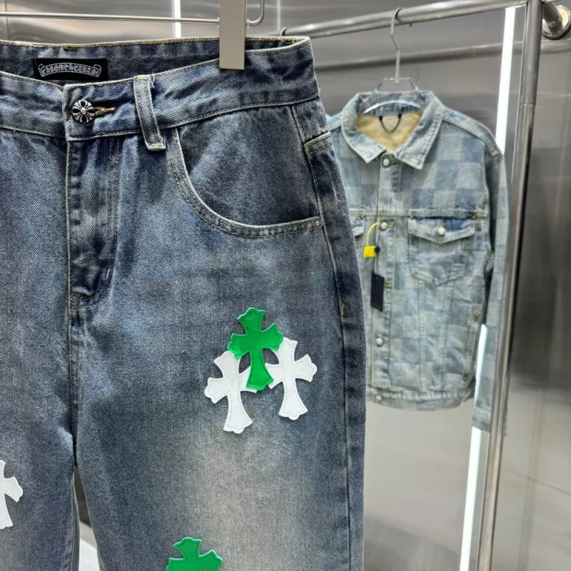 Stylish 6309 Chrome Hearts Jeans For Unisex