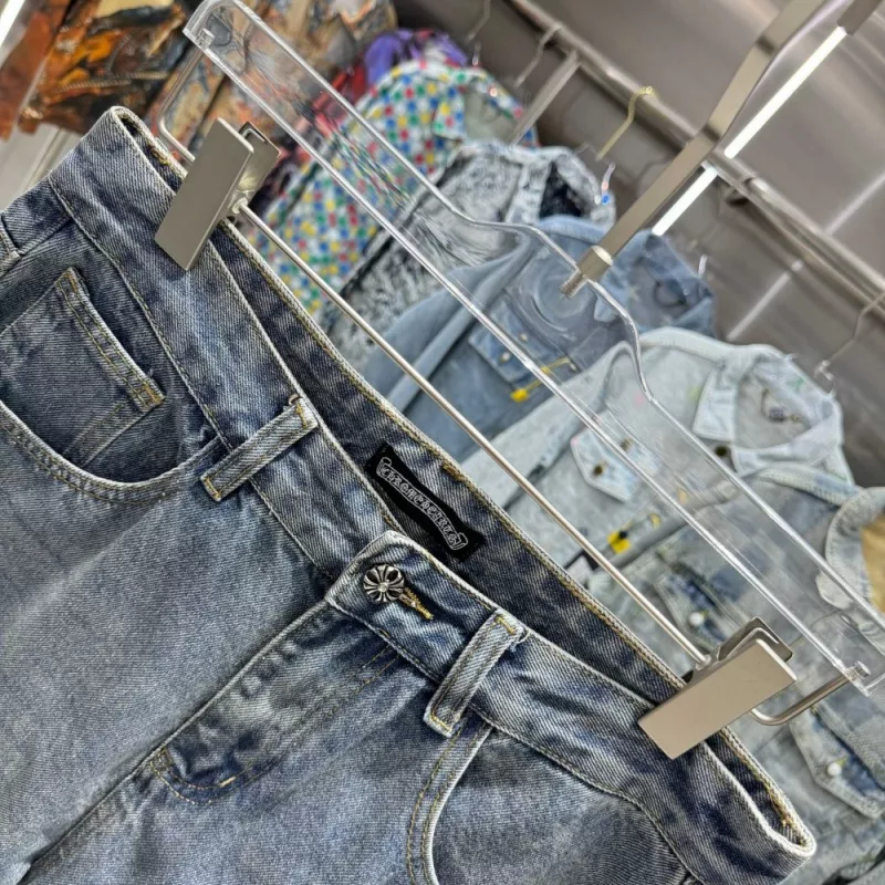 Stylish 6309 Chrome Hearts Jeans For Unisex