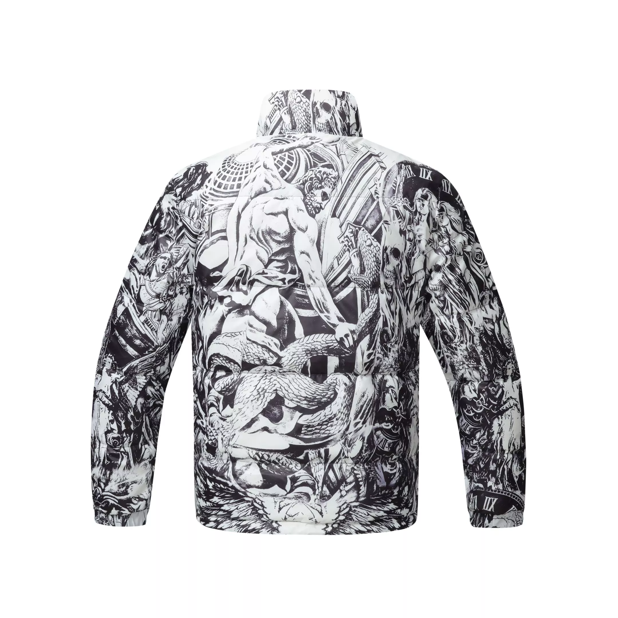 Stylish 6398 Philipp Plein PP Down Feather Coat Long Sleeved For Men