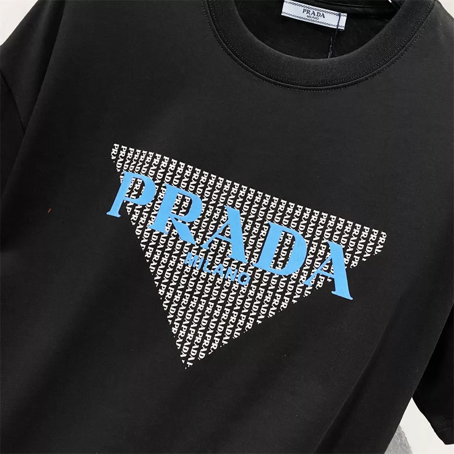 Stylish 6714 Prada T-Shirts Short Sleeved For Unisex