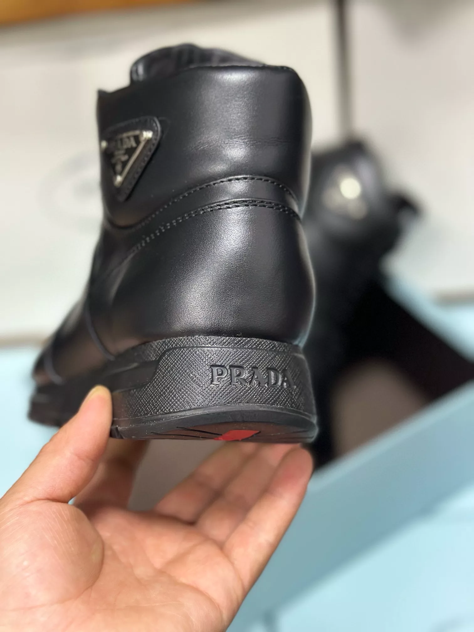 Stylish 6772 Prada High Top Shoes For Men