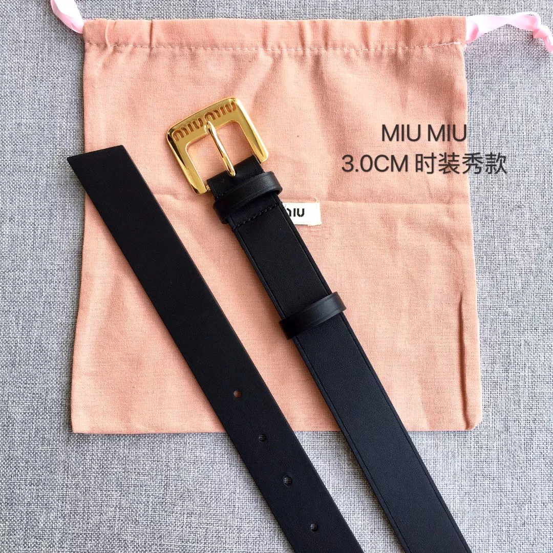 Stylish 7061 MIU MIU AAA Quality Belts In 3.0cm For Women