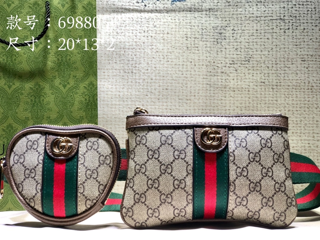 Stylish 727 Gucci AAA Quality Belt Bags For Unisex