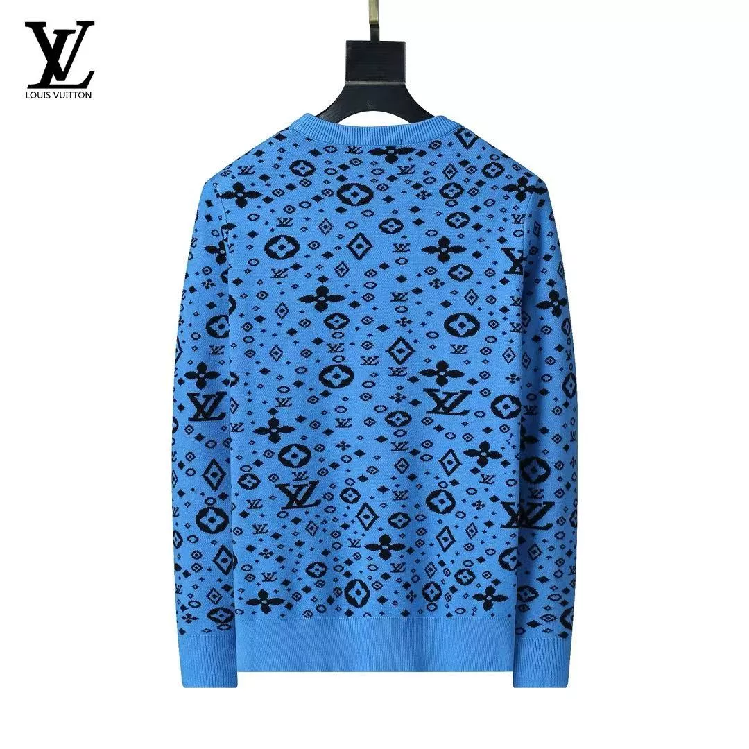 Stylish 7574 Louis Vuitton LV Sweaters Long Sleeved For Men