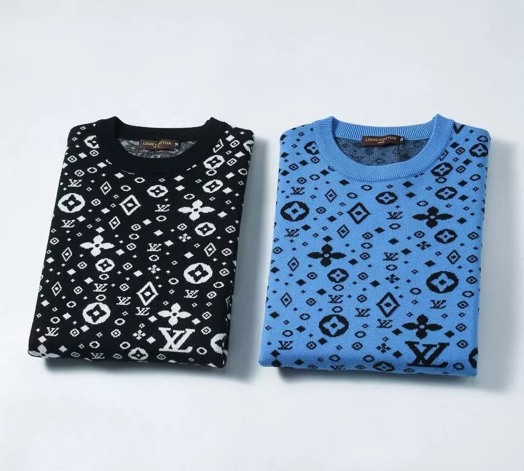 Stylish 7574 Louis Vuitton LV Sweaters Long Sleeved For Men