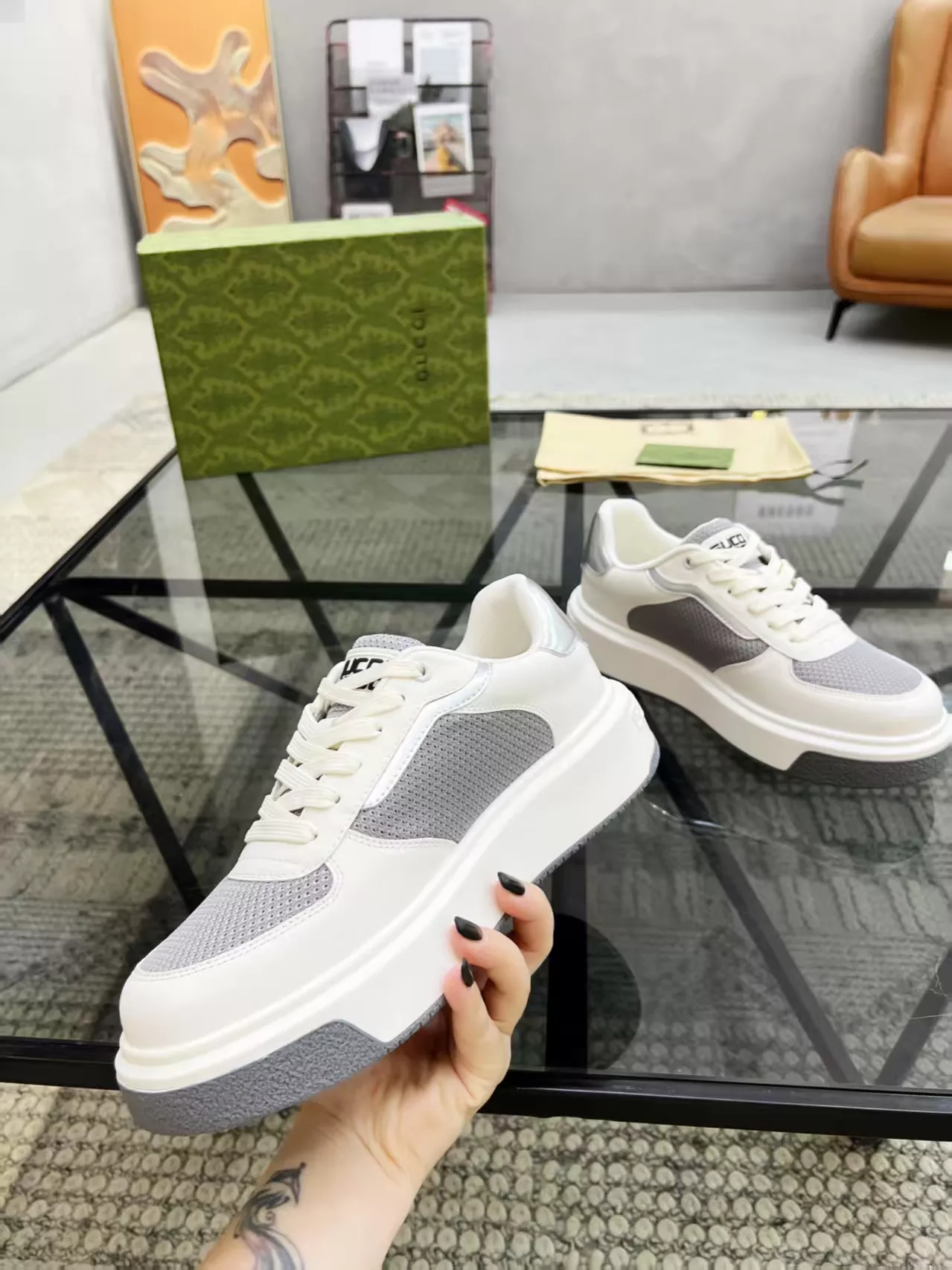 Stylish 7788 Gucci Casual Shoes For Men