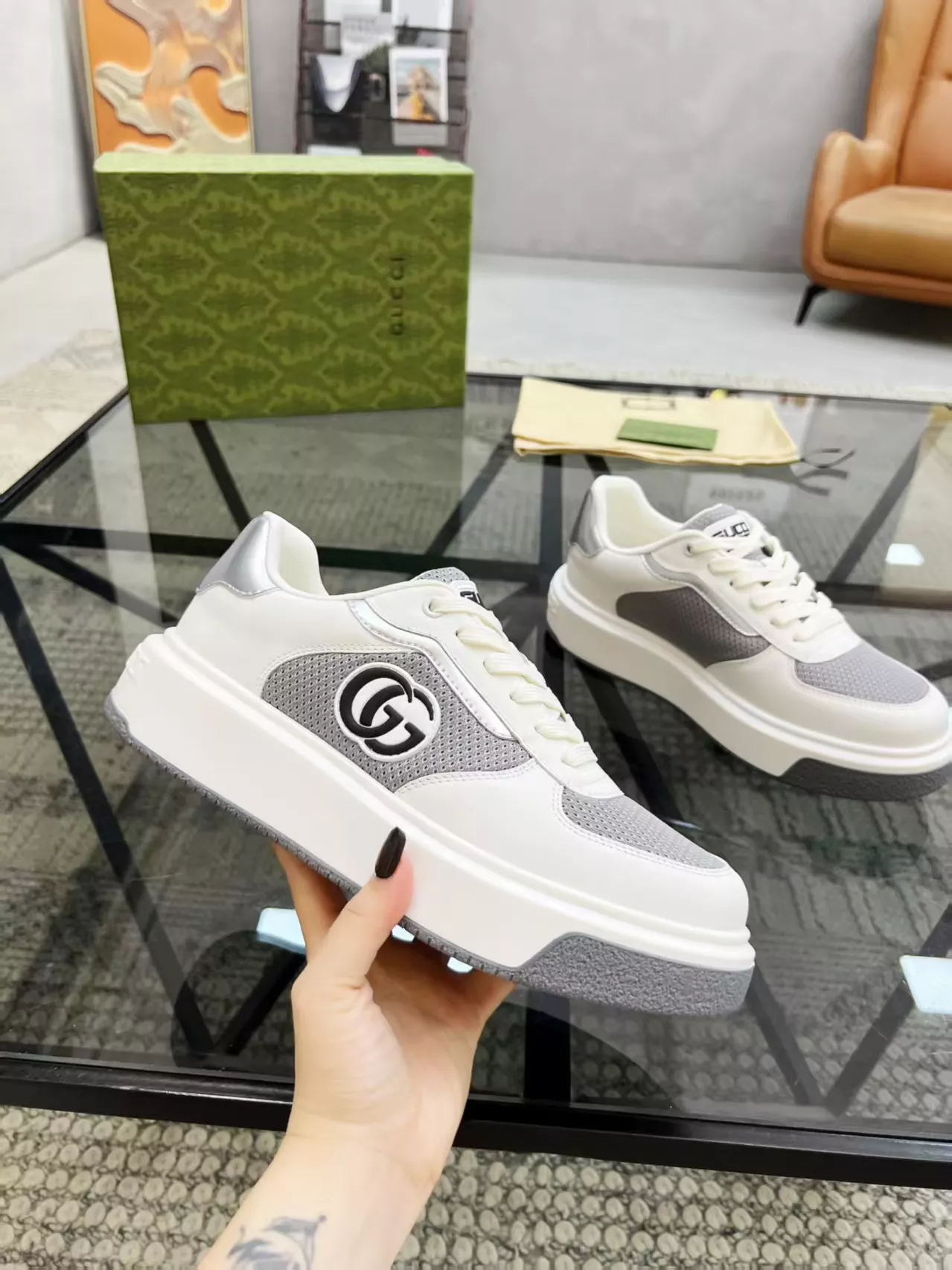 Stylish 7788 Gucci Casual Shoes For Men