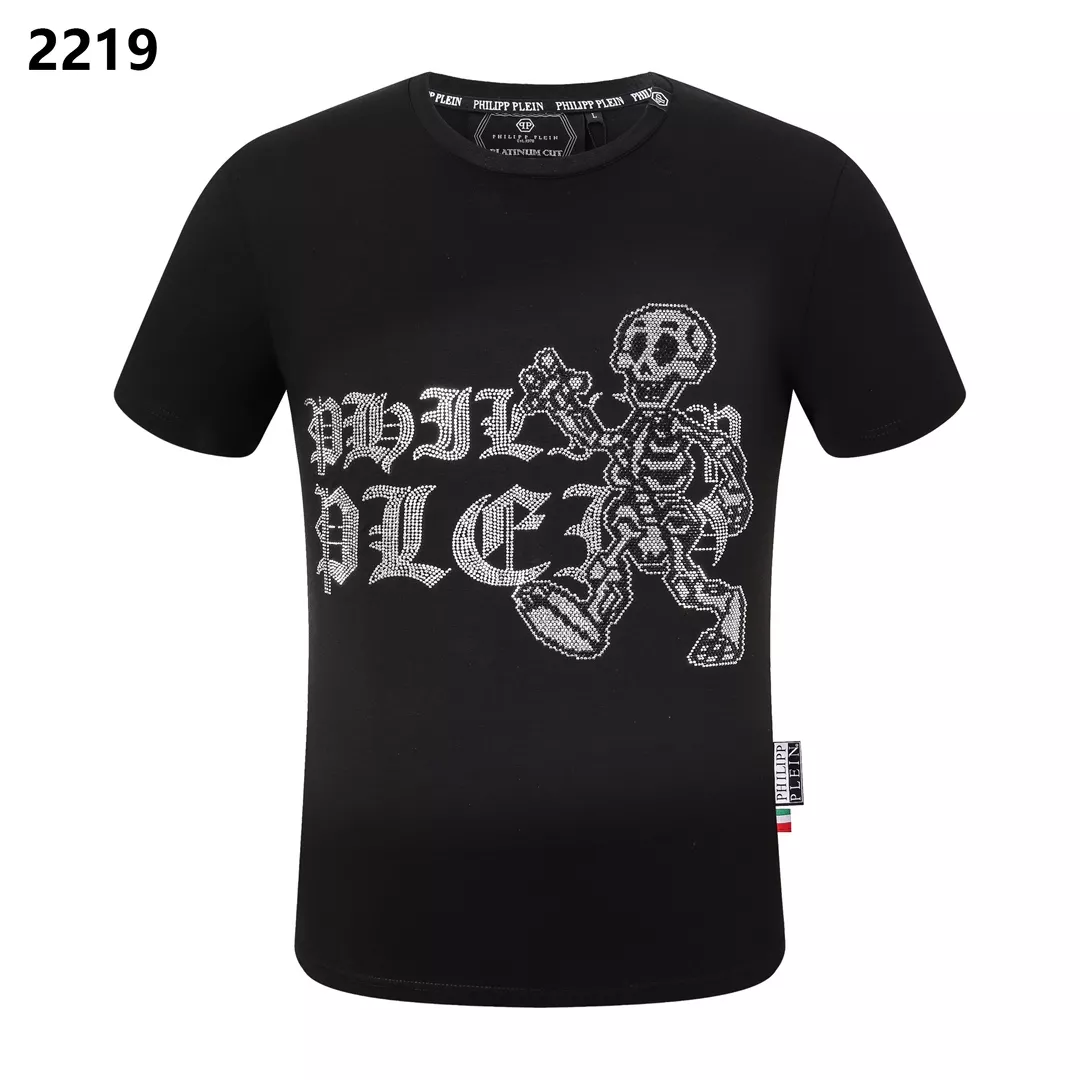 Stylish 7866 Philipp Plein PP T-Shirts Short Sleeved For Men