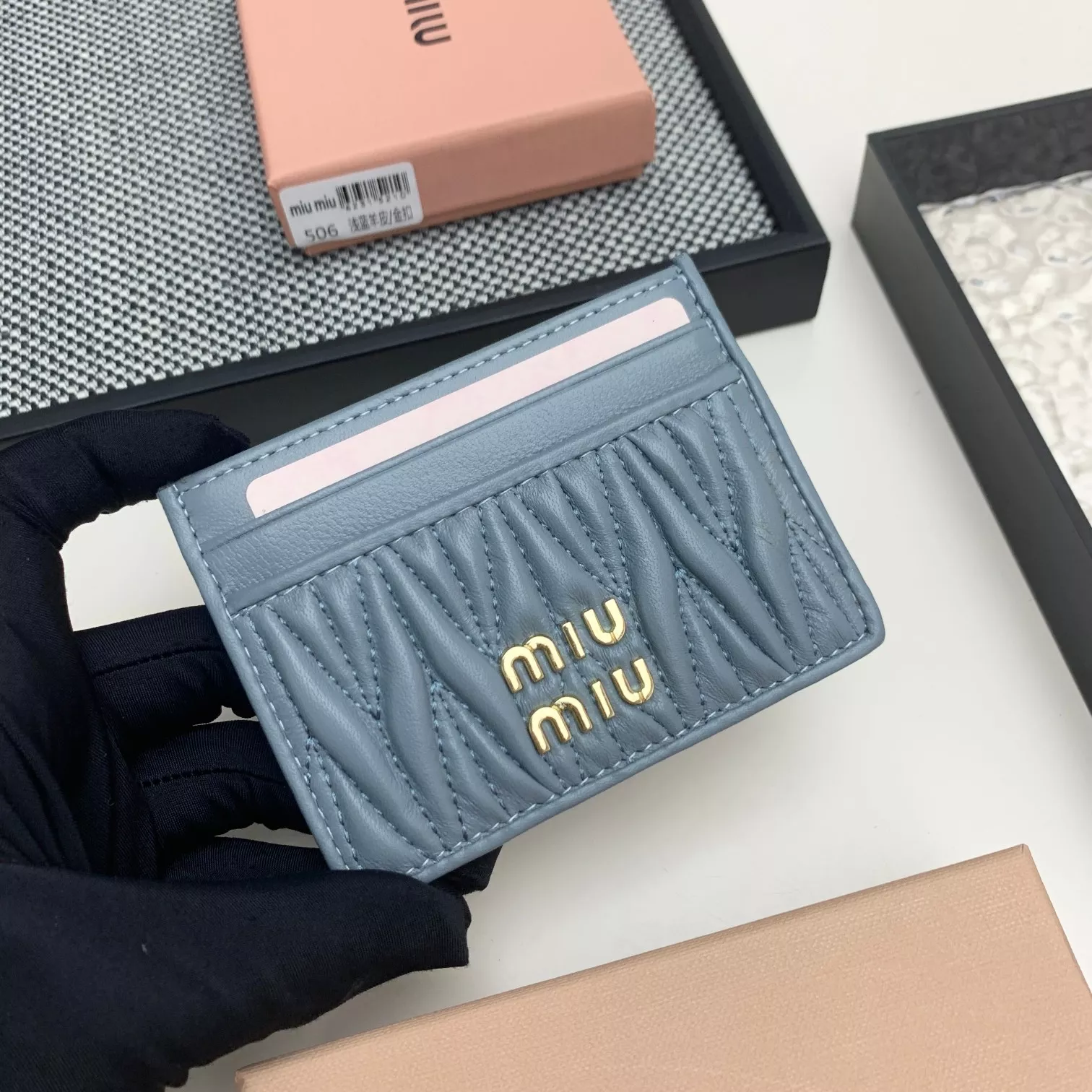 Stylish 7895 MIU MIU Card Case