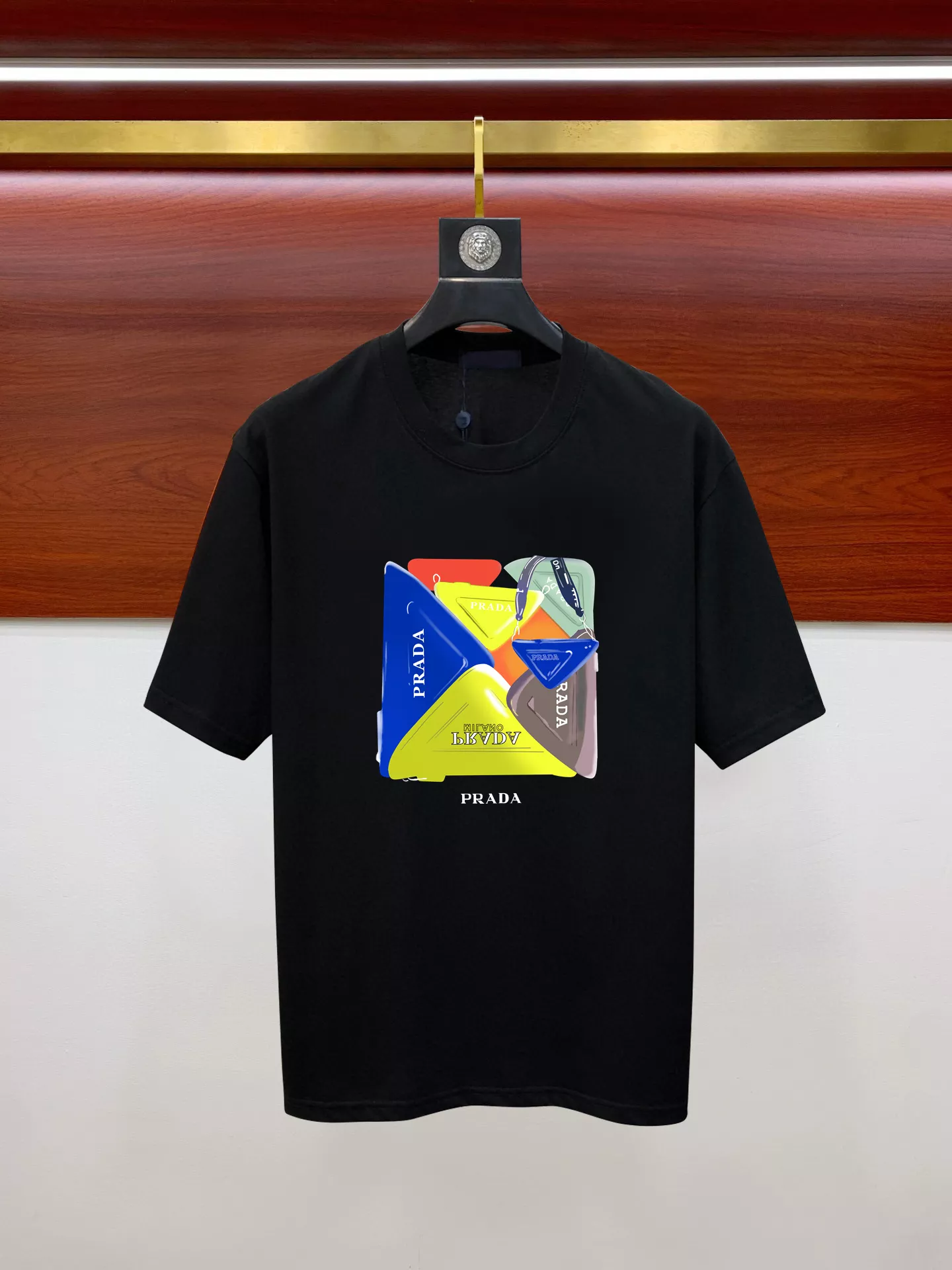 Stylish 7908 Prada T-Shirts Short Sleeved For Unisex