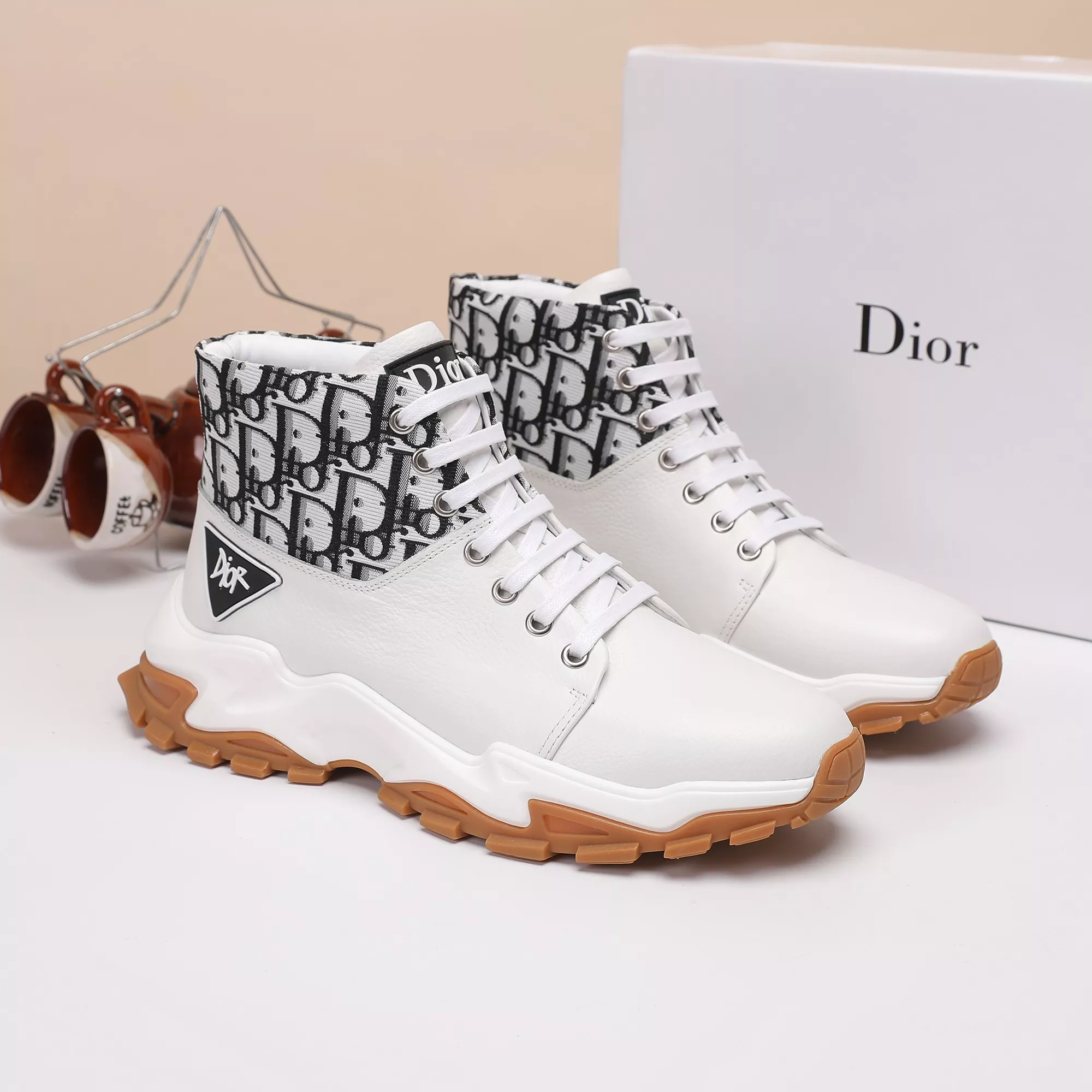 Stylish 8202 Christian Dior High Top Shoes For Women
