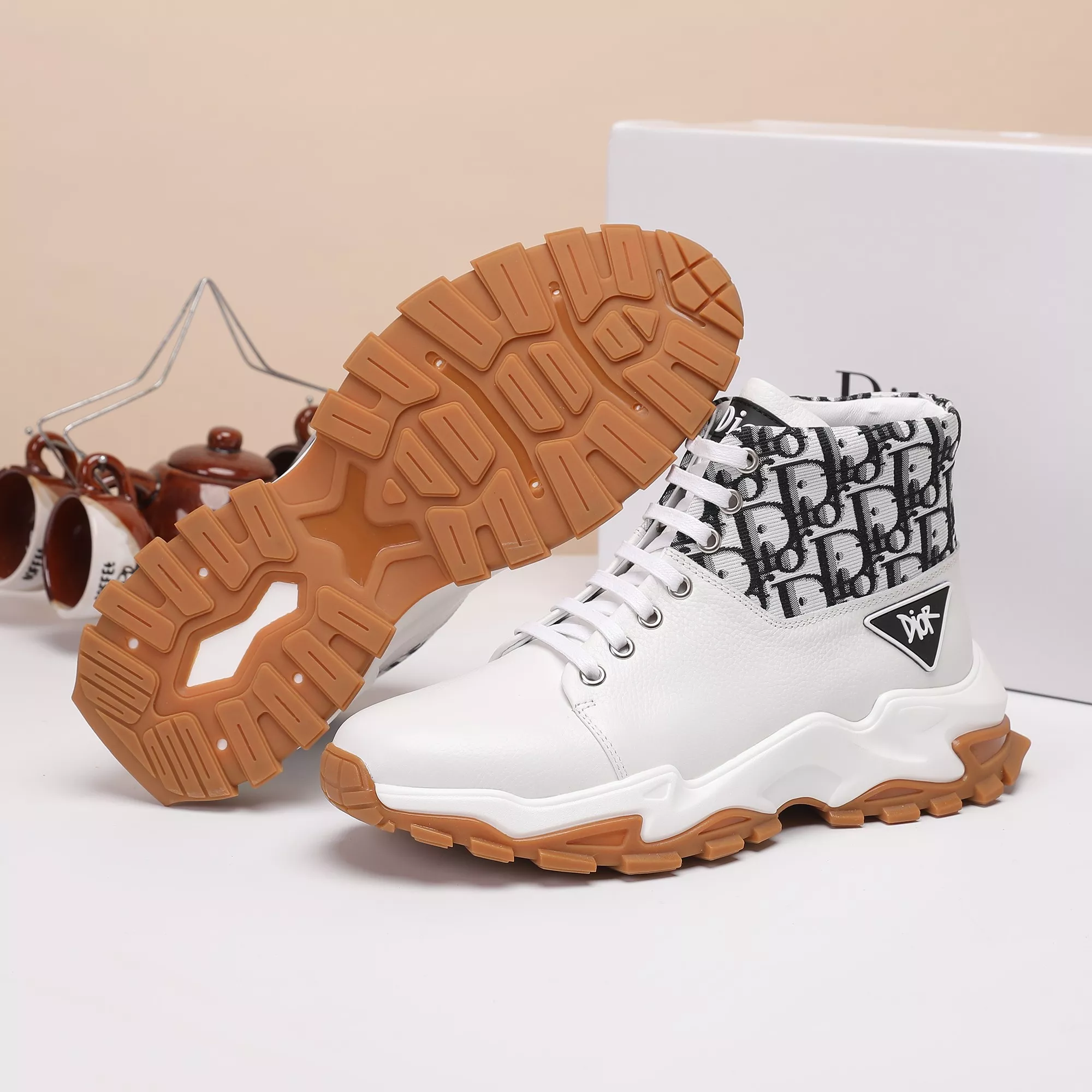 Stylish 8202 Christian Dior High Top Shoes For Women