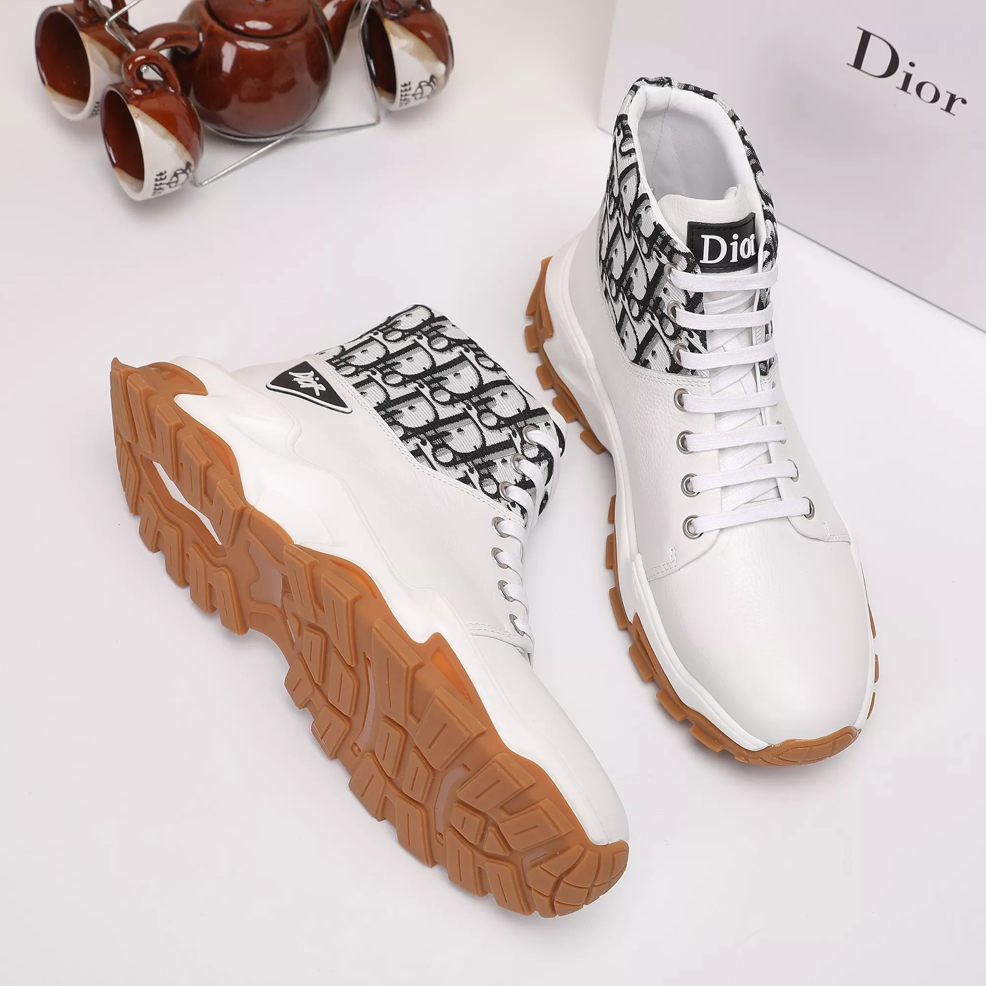 Stylish 8202 Christian Dior High Top Shoes For Women