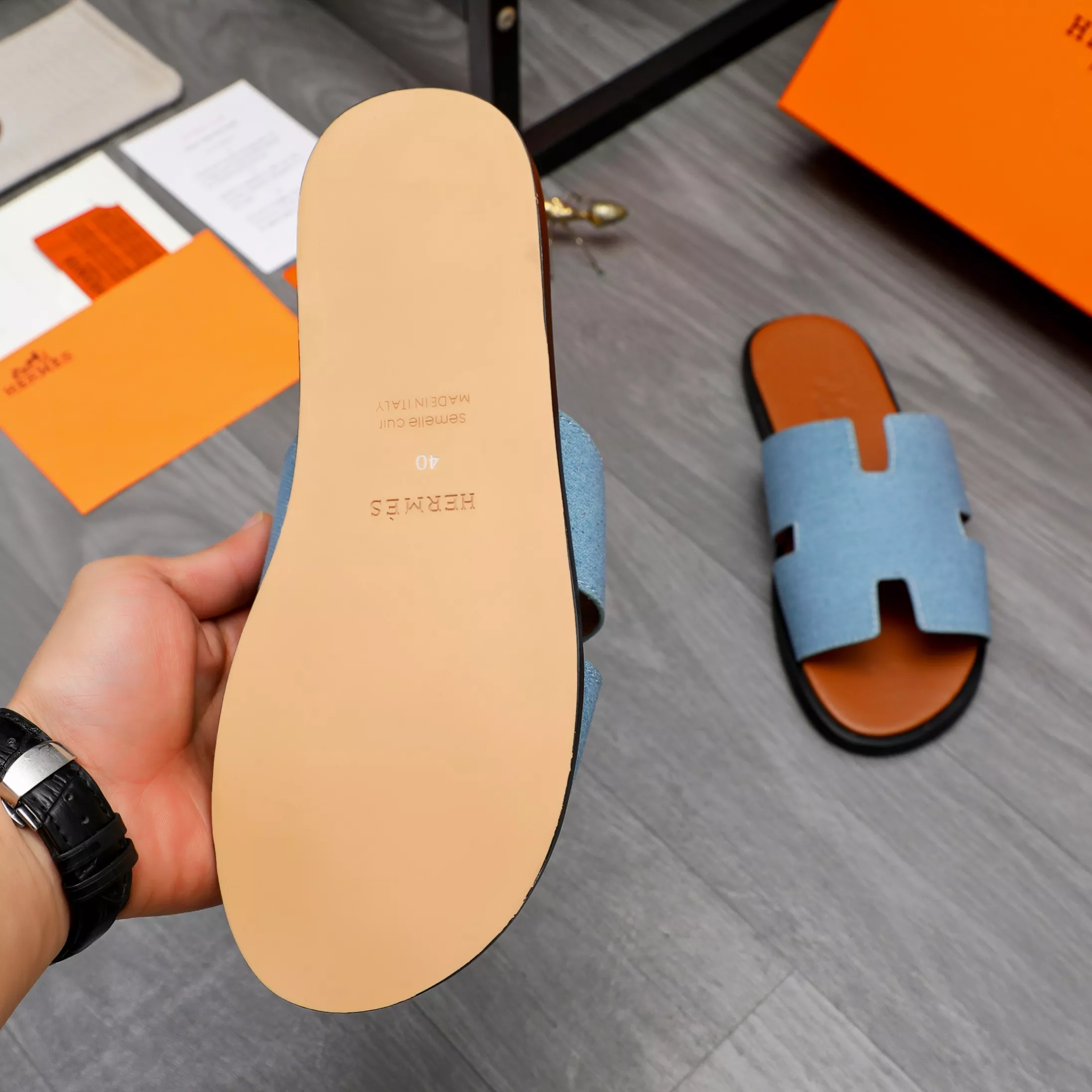 Stylish 8755 Hermes Slippers For Men