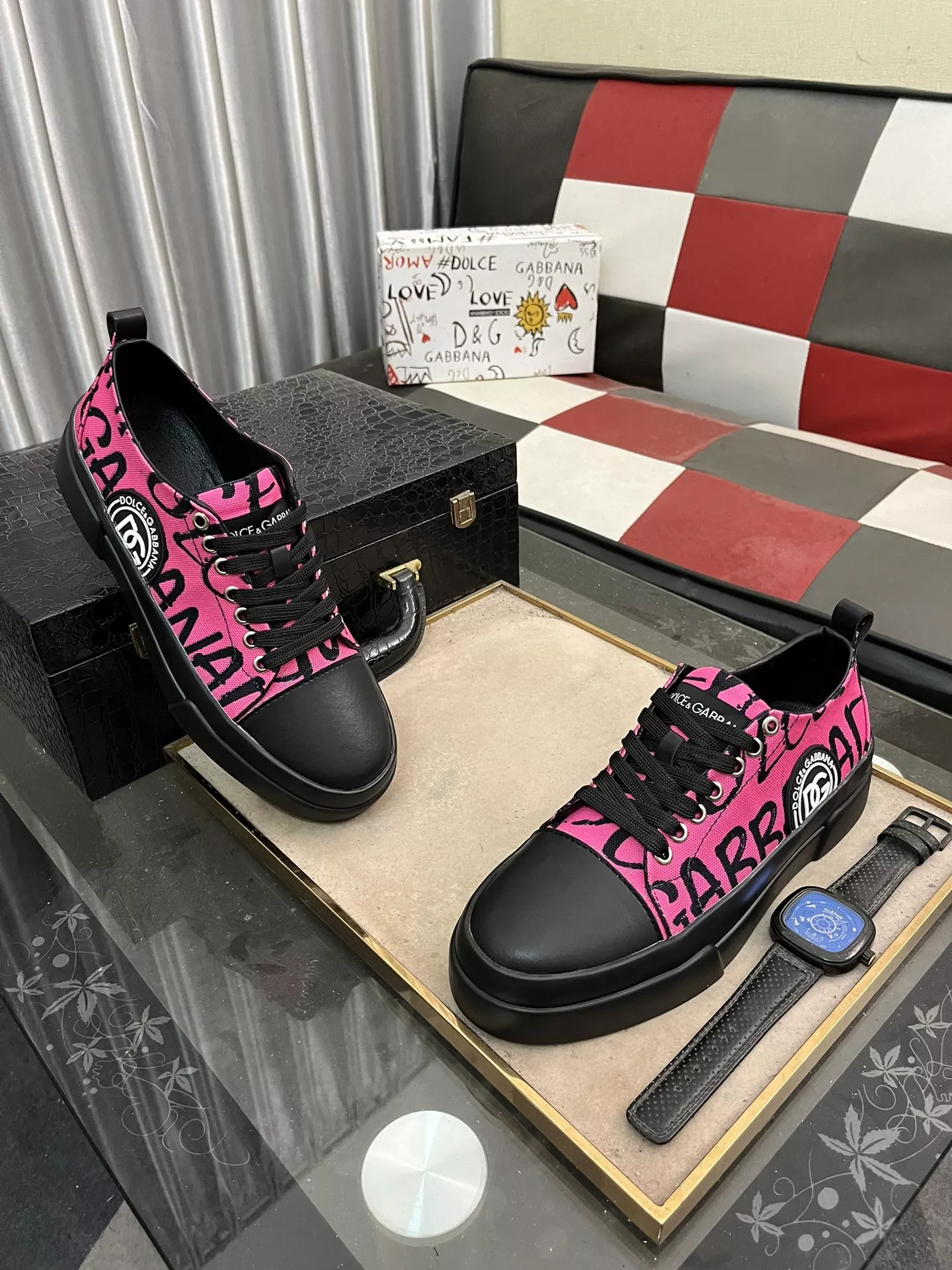 Stylish 8780 Dolce & Gabbana D&G Casual Shoes For Men