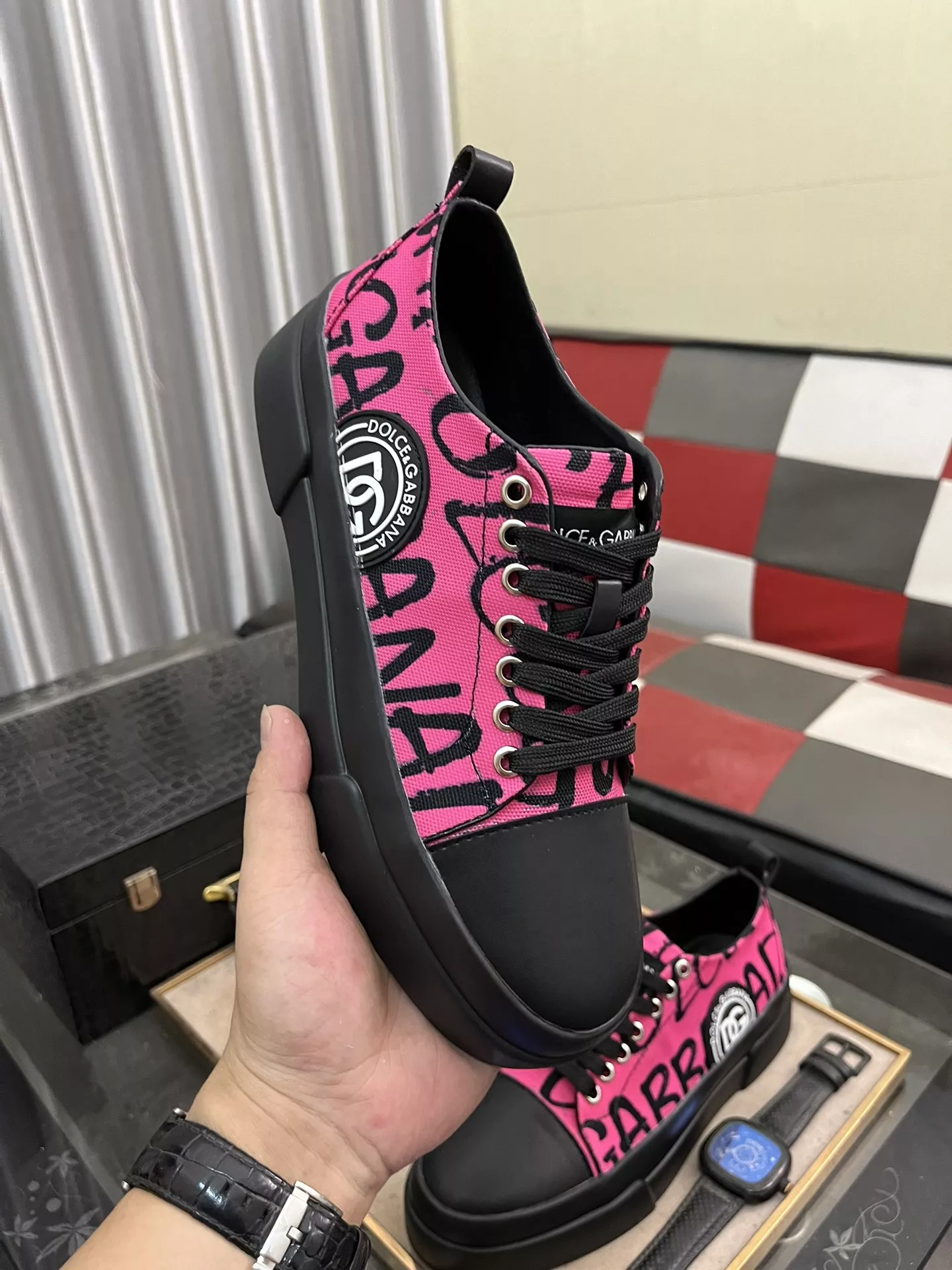 Stylish 8780 Dolce & Gabbana D&G Casual Shoes For Men