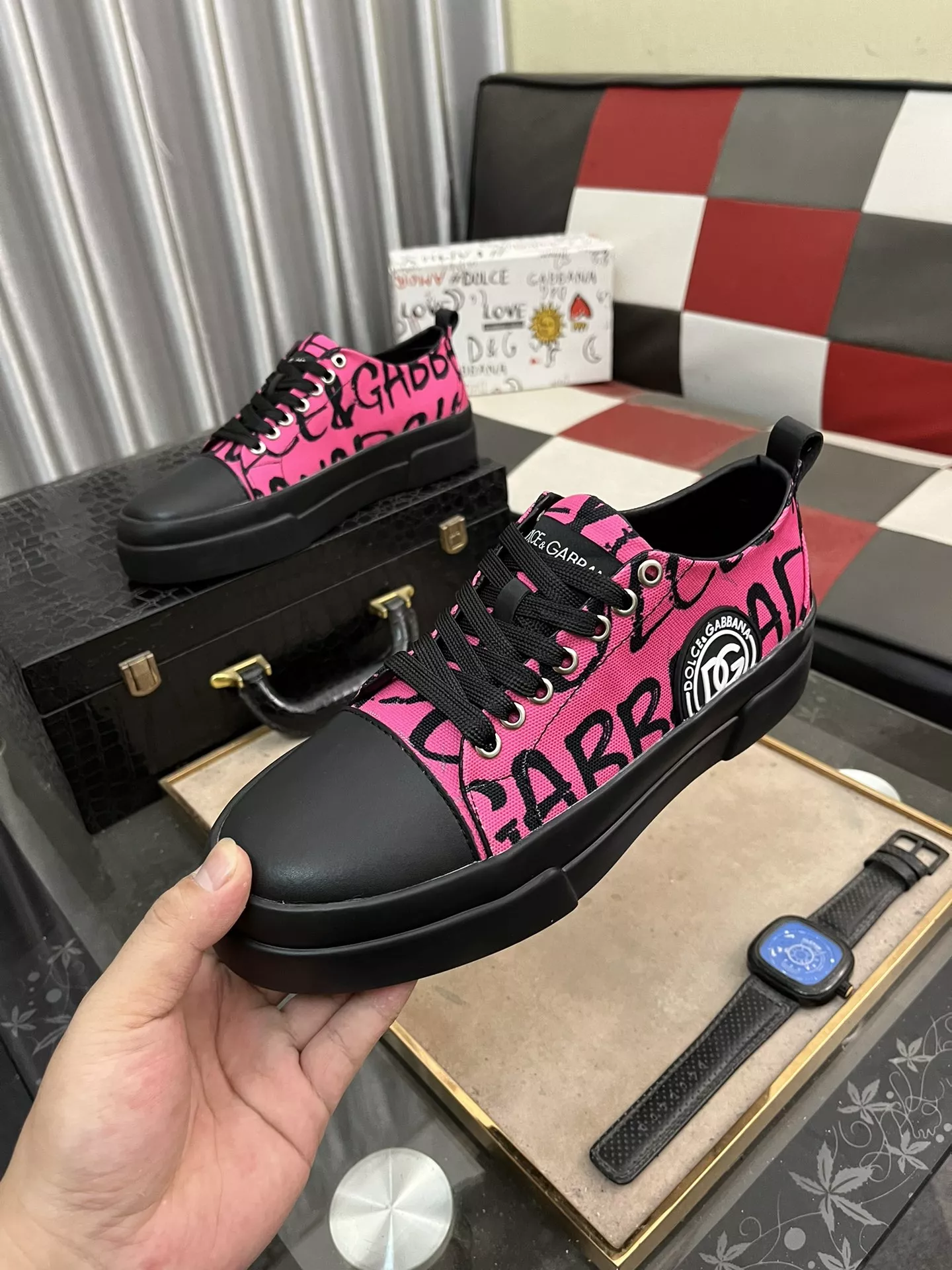 Stylish 8780 Dolce & Gabbana D&G Casual Shoes For Men