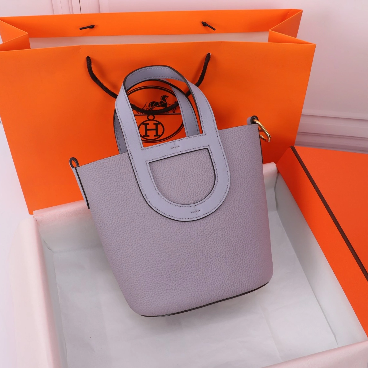 Stylish 8865 Hermes AAA Quality Handbags In Gold For Women