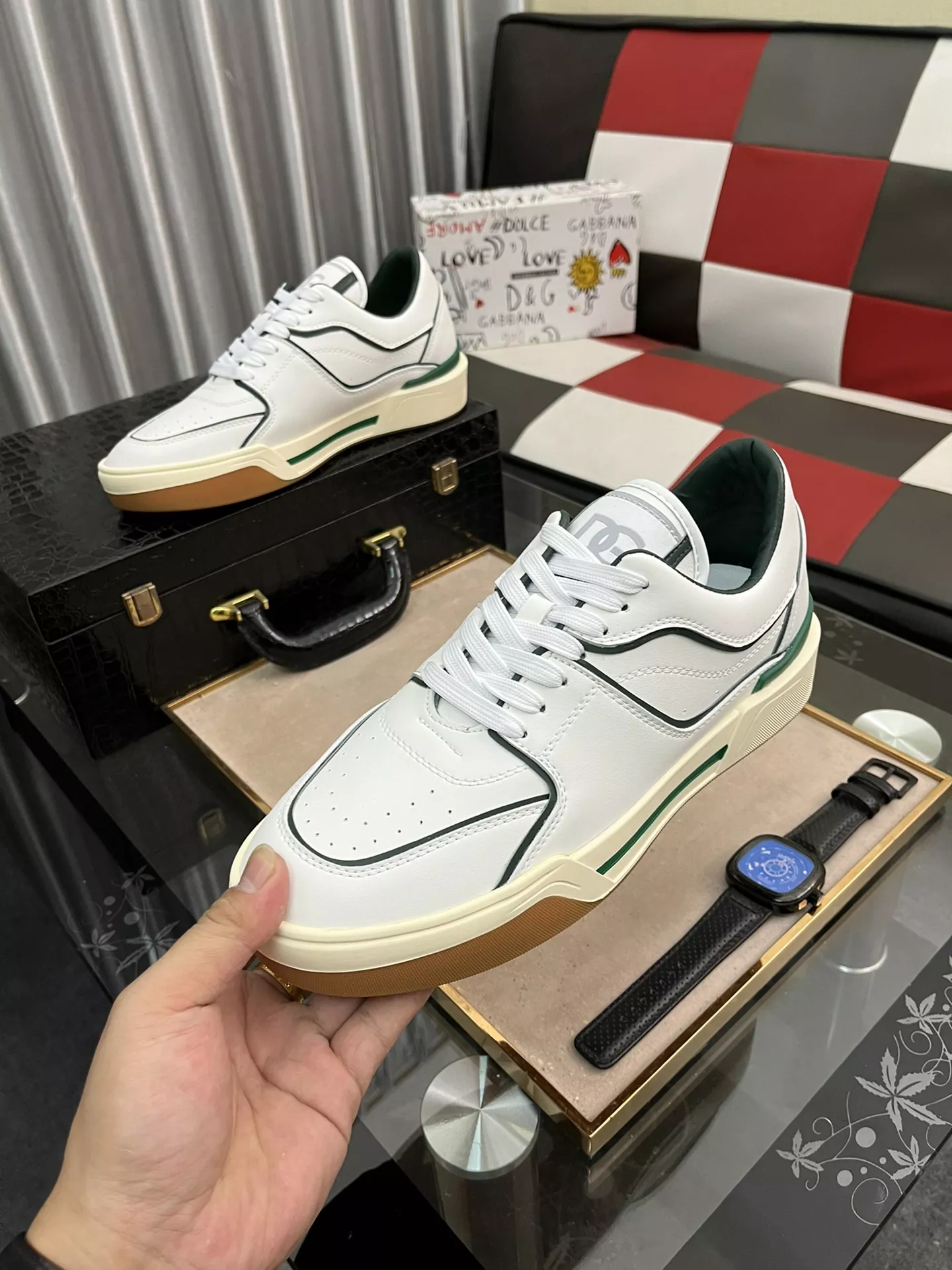 Stylish 8886 Dolce & Gabbana D&G Casual Shoes For Men